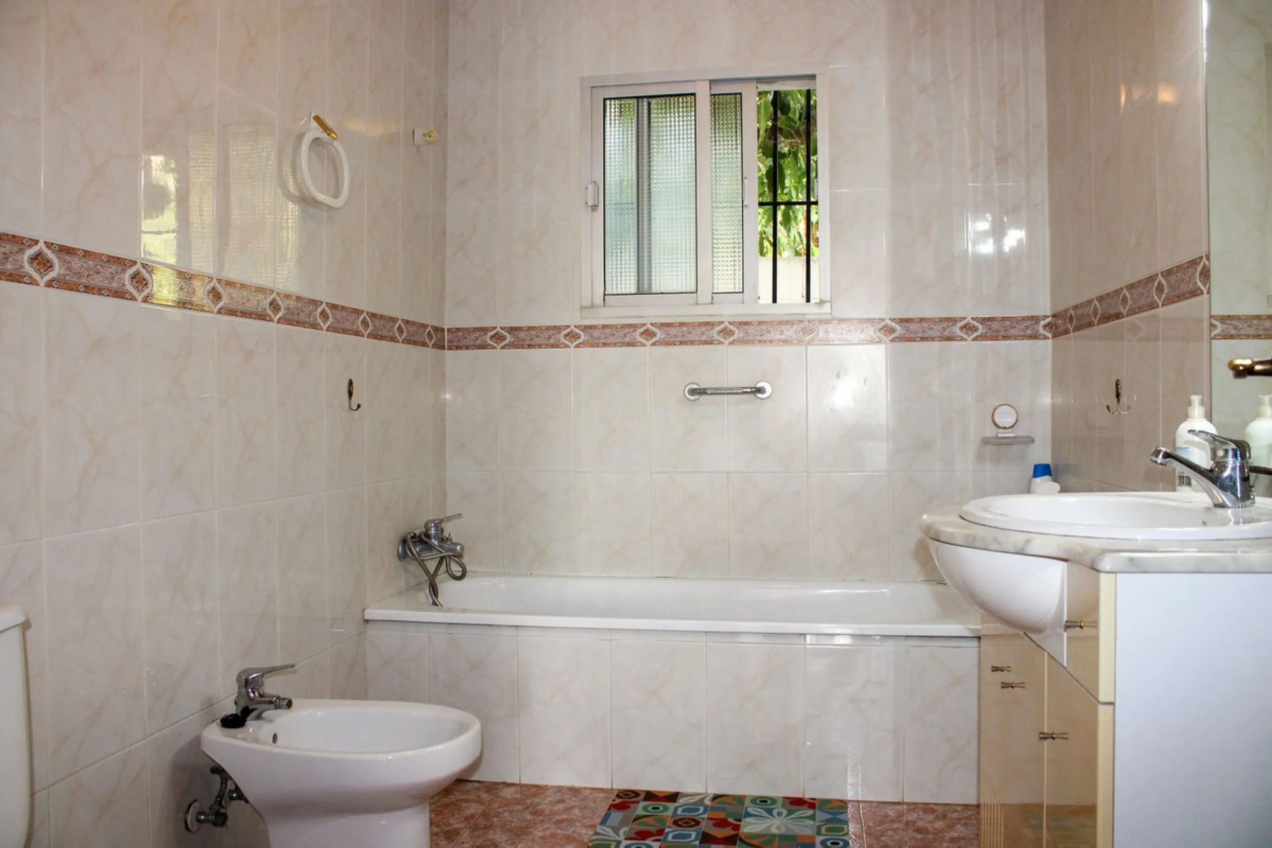 Villa with garden, private pool and three large terraces with sea views.