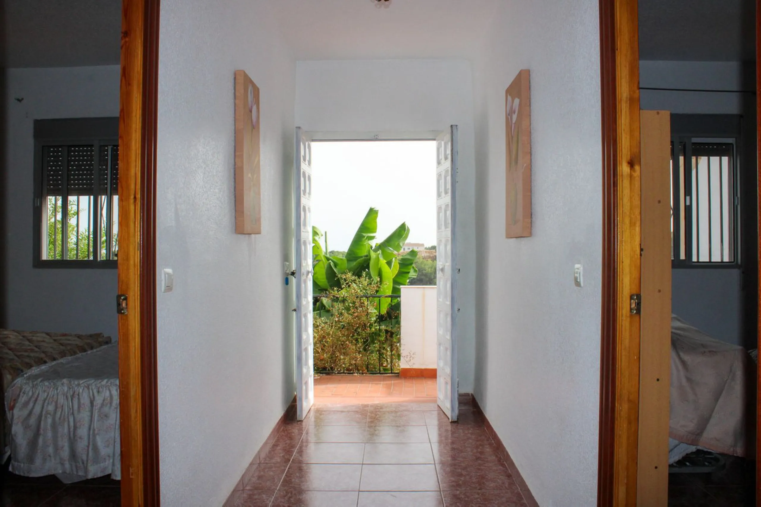 Villa with garden, private pool and three large terraces with sea views.