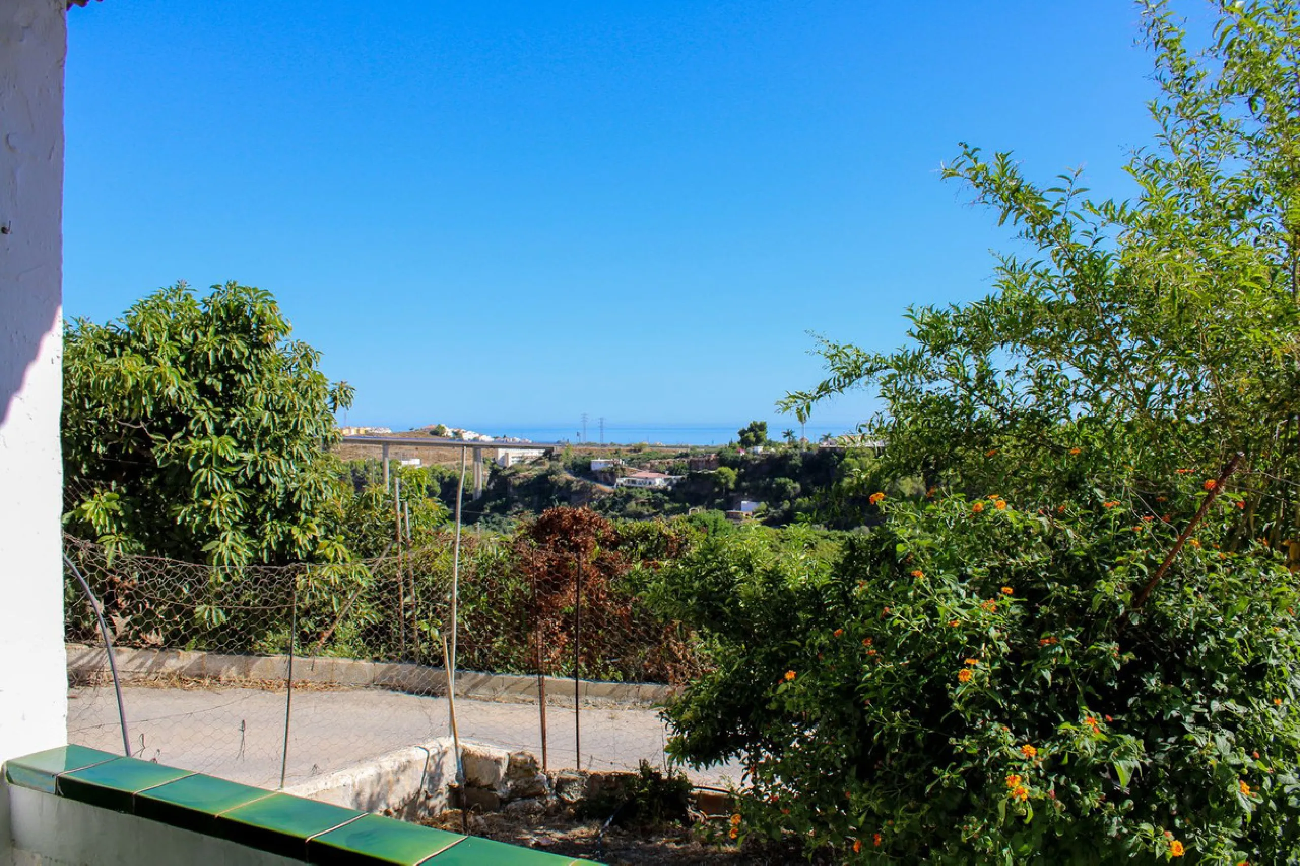 Villa with garden, private pool and three large terraces with sea views.