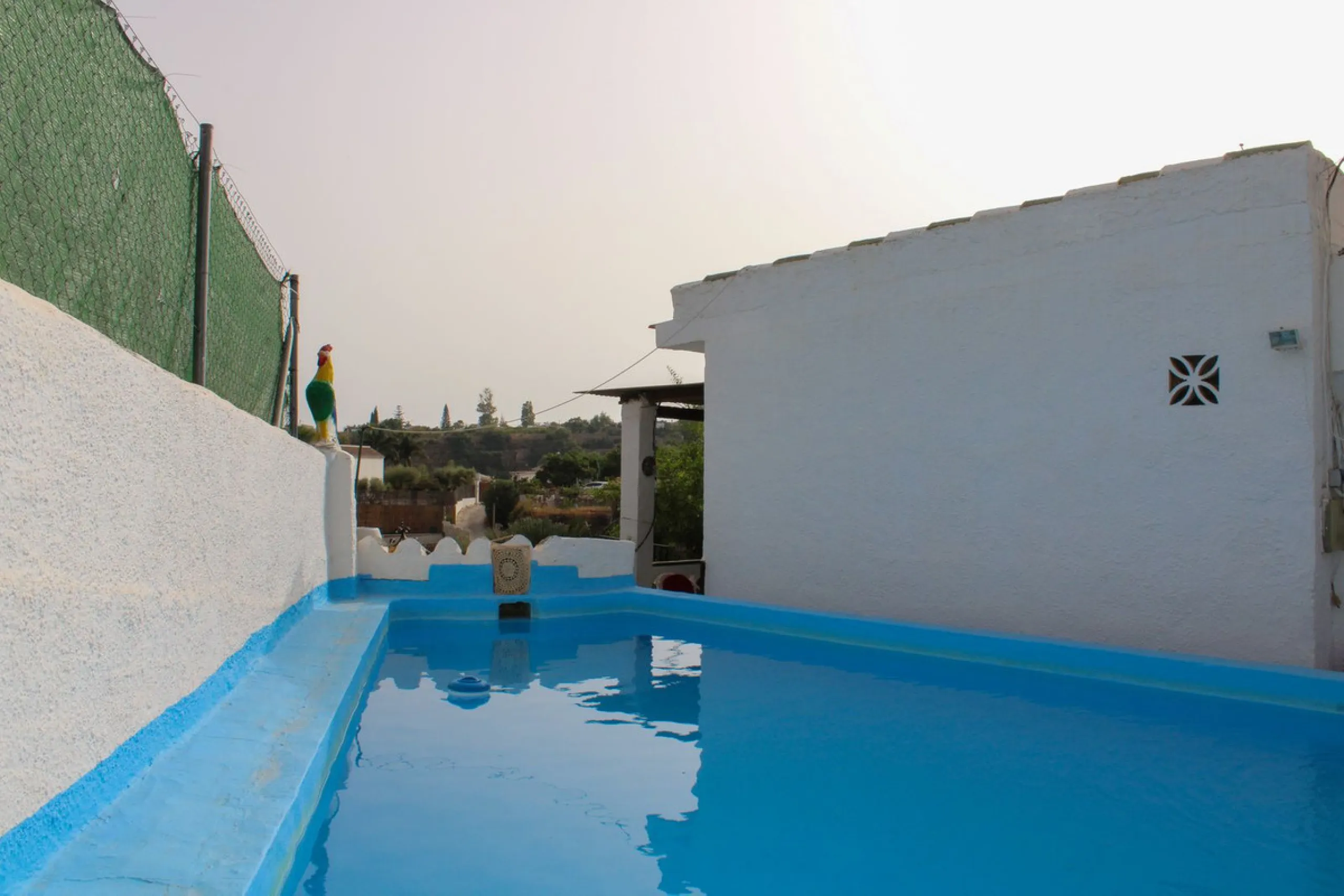 Villa with garden, private pool and three large terraces with sea views.