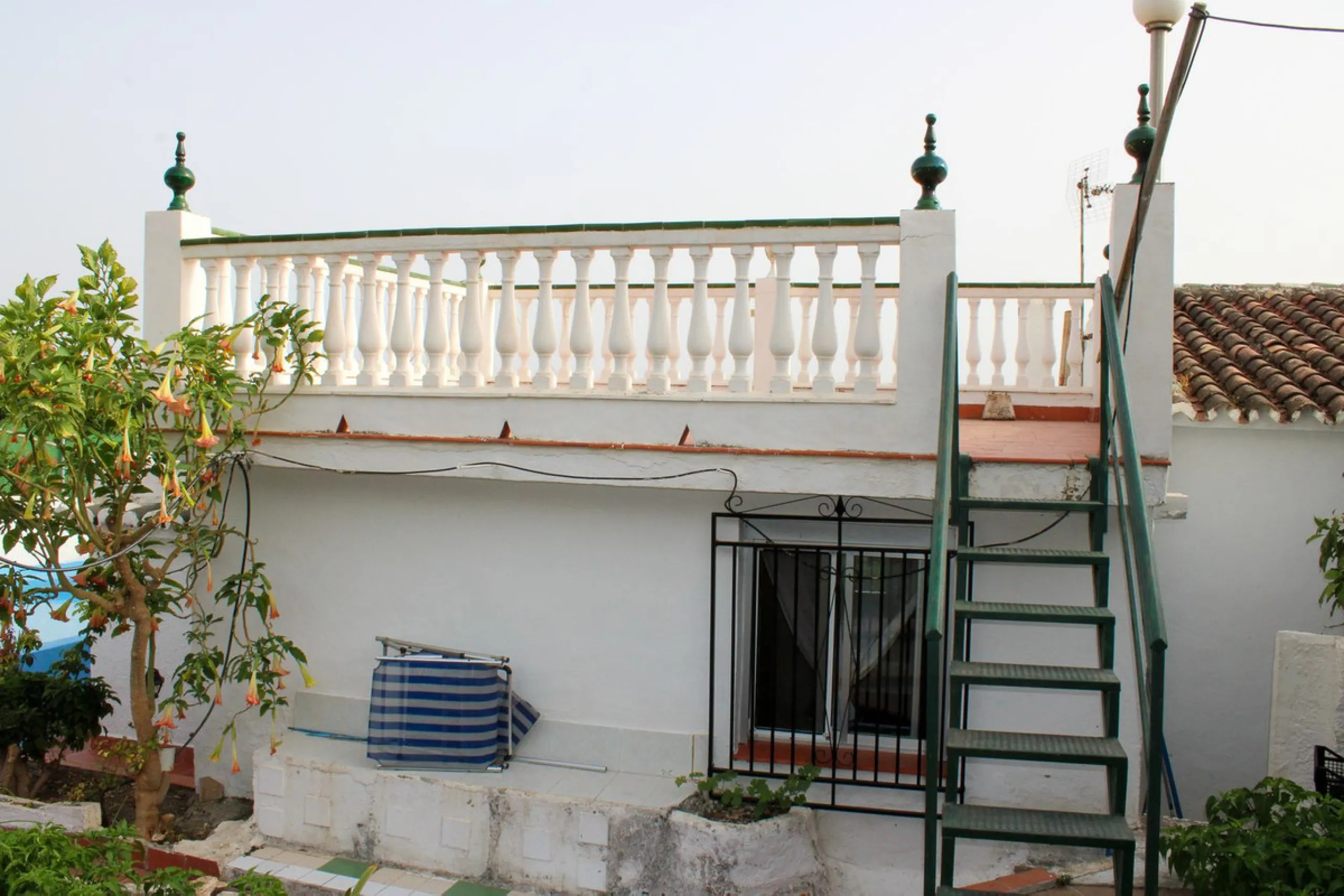 Villa with garden, private pool and three large terraces with sea views.