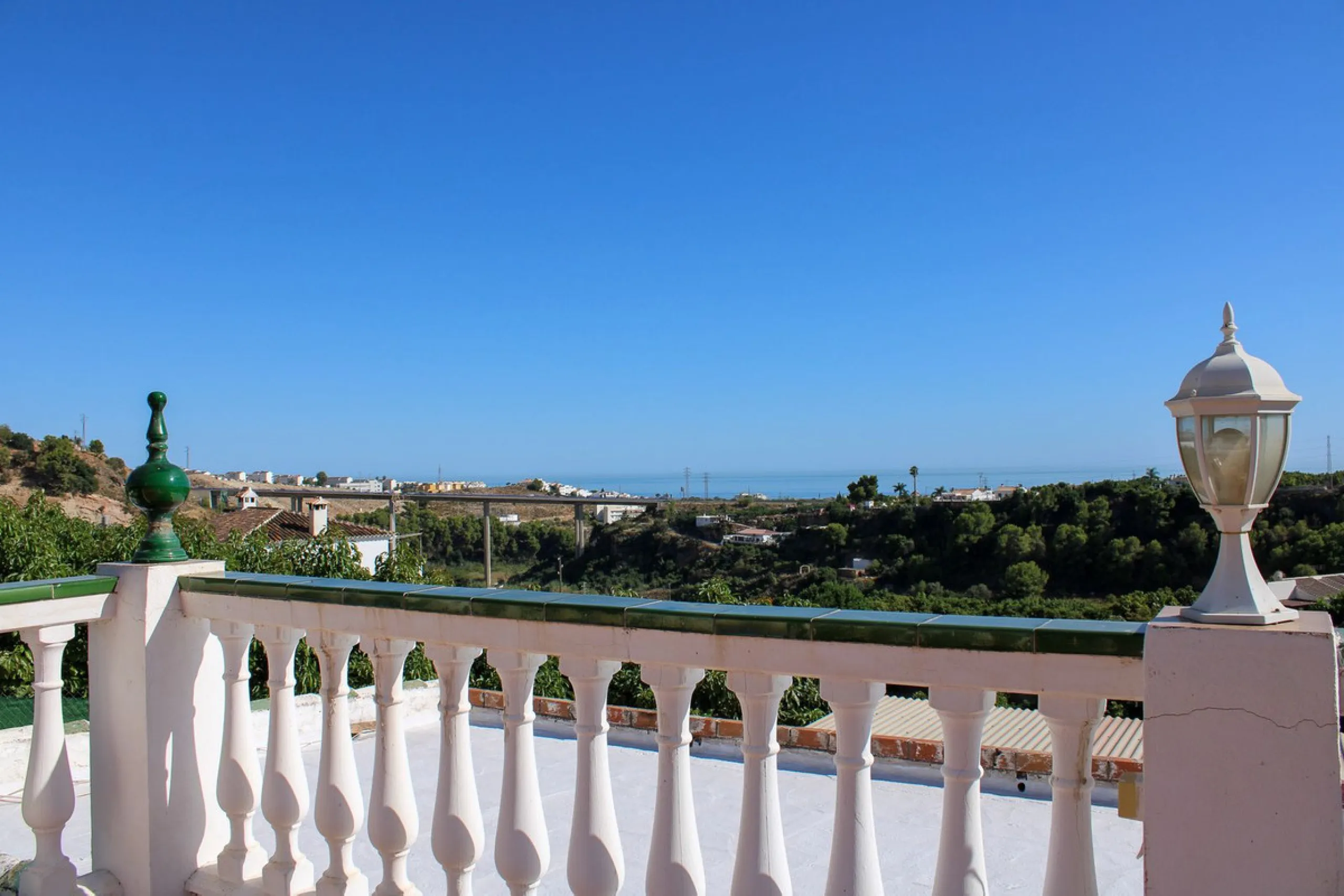 Villa with garden, private pool and three large terraces with sea views.