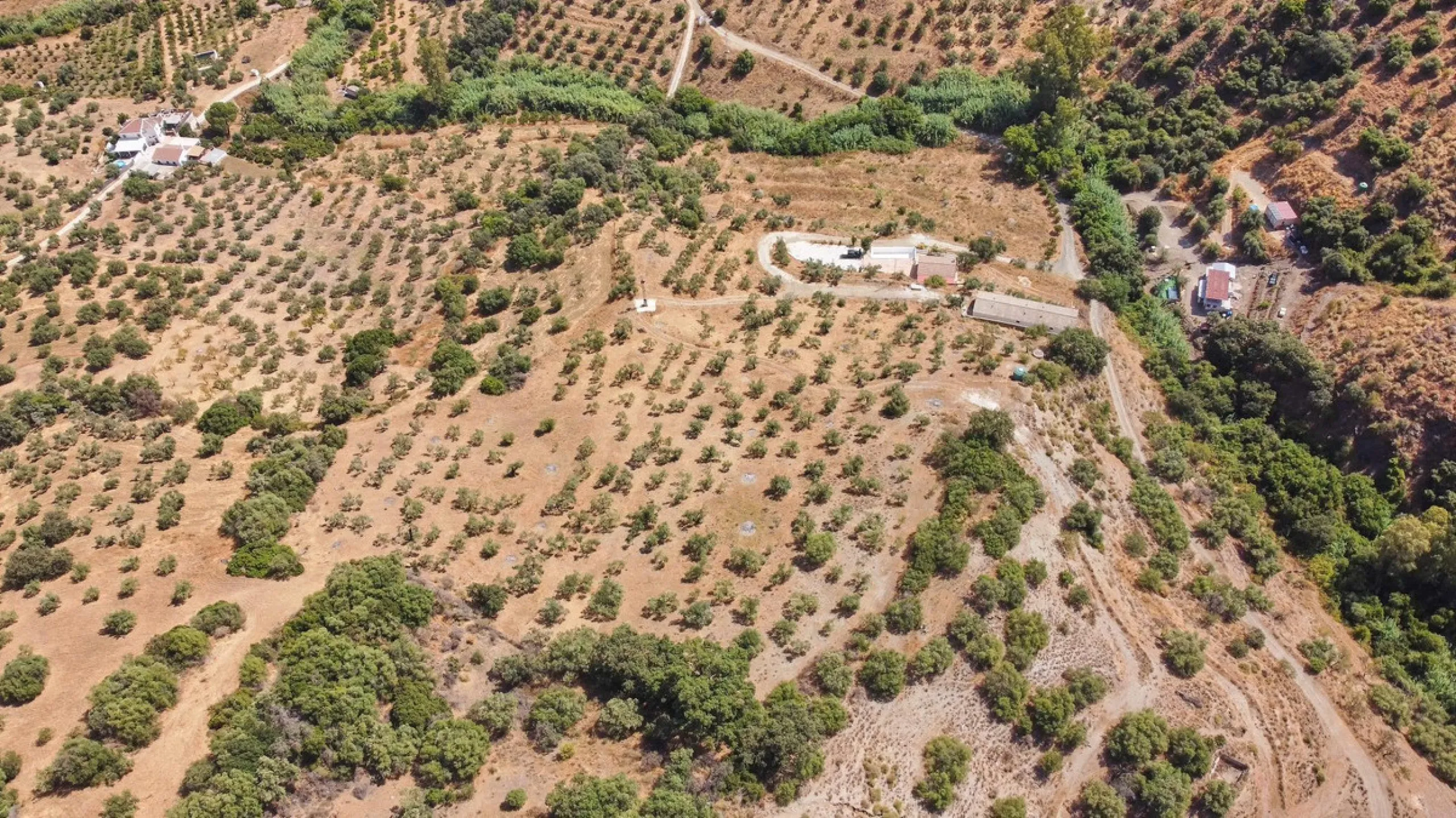 Rustic land of 63,500 m2 located in the municipality of Guaro. Partially occupied by approximately 300 olive trees, it is suitable for planting fruit trees such as almonds, aloe vera, citrus, etc.