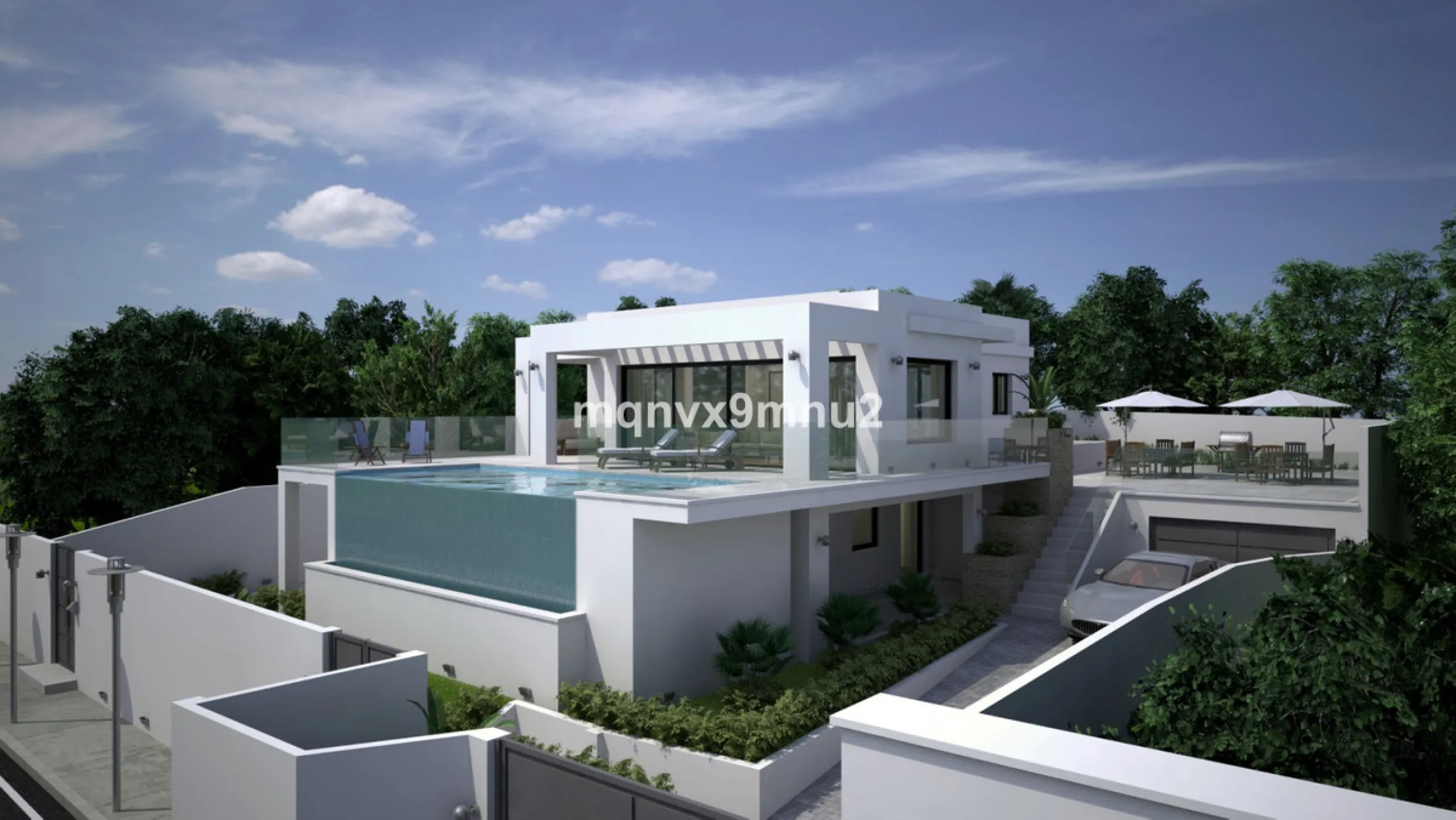 New contemporary villa built to the highest standard. Independent villa with a separate apartment on a 500m2 plot. 200meters to the beach. 10 mins walk to La Cala de Mijas. 20 minutes drive to Malaga airport.