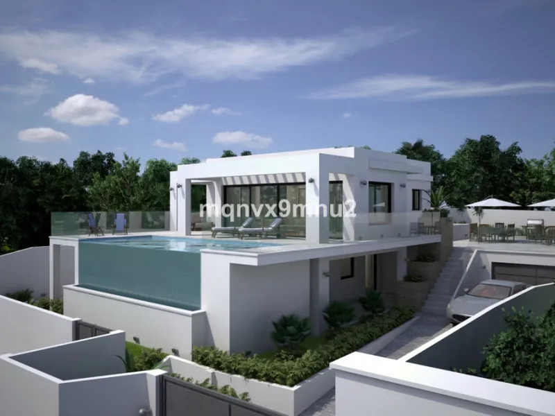 New contemporary villa built to the highest standard. Independent villa with a separate apartment on a 500m2 plot. 200meters to the beach. 10 mins walk to La Cala de Mijas. 20 minutes drive to Malaga airport.