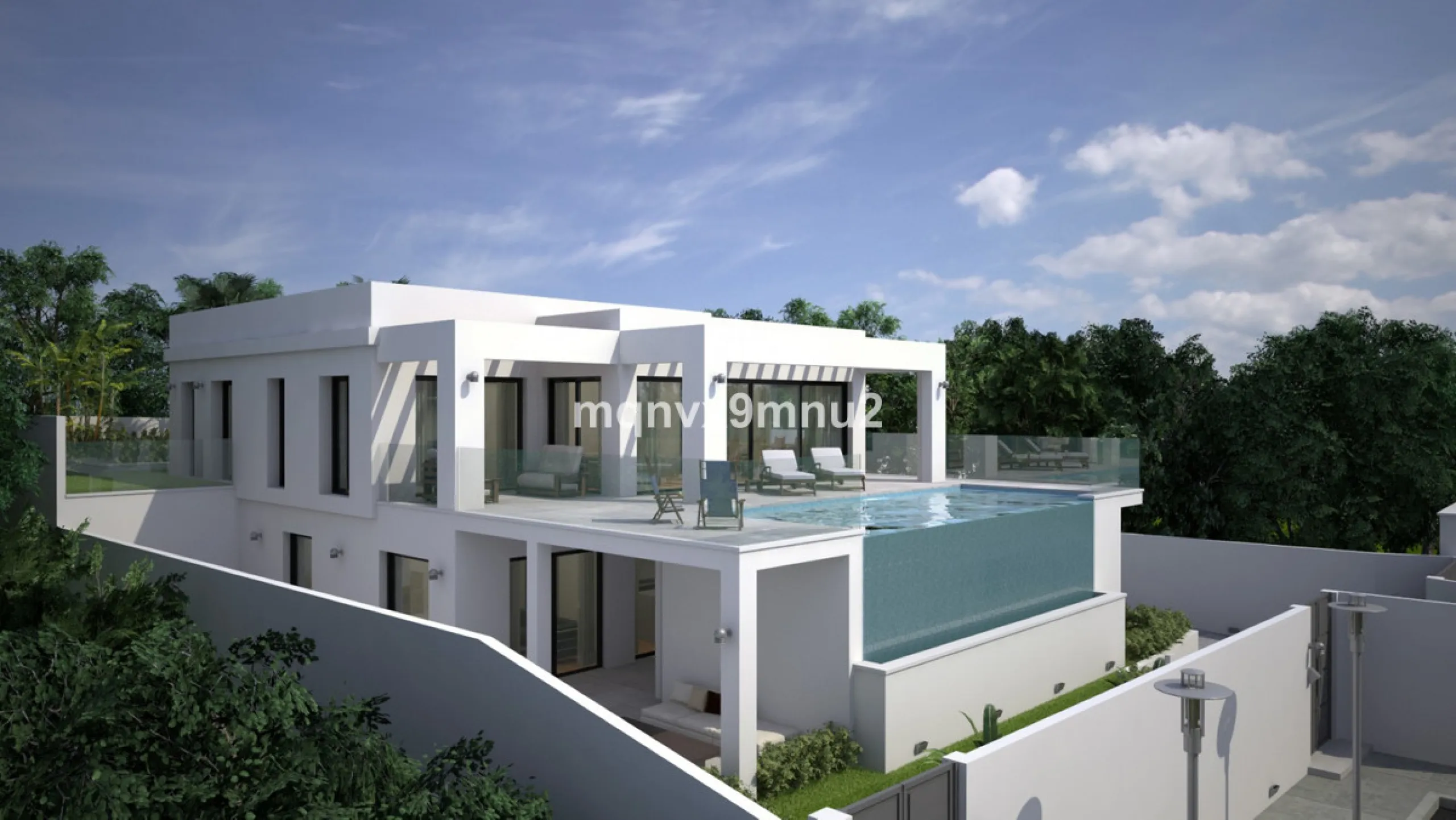 New contemporary villa built to the highest standard. Independent villa with a separate apartment on a 500m2 plot. 200meters to the beach. 10 mins walk to La Cala de Mijas. 20 minutes drive to Malaga airport.