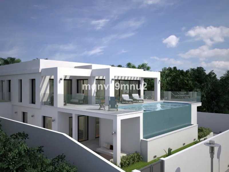 New contemporary villa built to the highest standard. Independent villa with a separate apartment on a 500m2 plot. 200meters to the beach. 10 mins walk to La Cala de Mijas. 20 minutes drive to Malaga airport.
