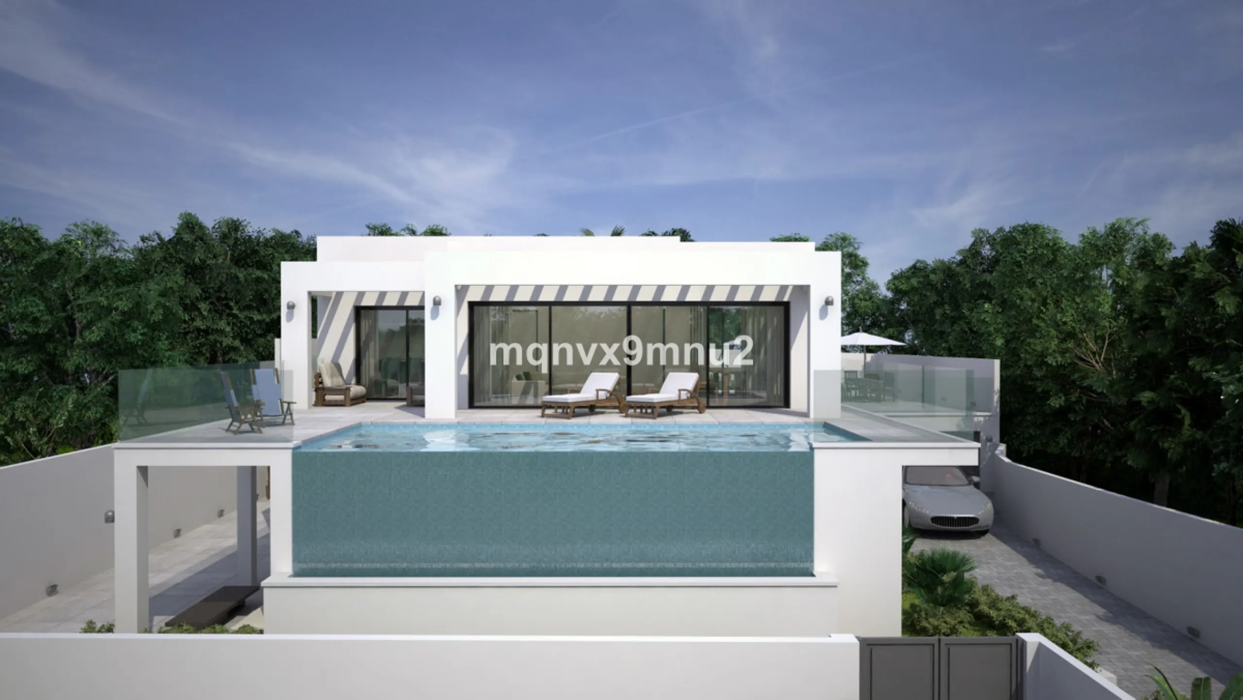 New contemporary villa built to the highest standard. Independent villa with a separate apartment on a 500m2 plot. 200meters to the beach. 10 mins walk to La Cala de Mijas. 20 minutes drive to Malaga airport.