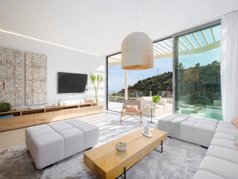 Exclusive New Build Residences in El Higuerón, Costa del Sol& & Modern Homes Surrounded by Nature& This innovative residential project of just 19 residences in El Higuerón, Costa del Sol, combines cutting-edge architecture with natural surroundin
