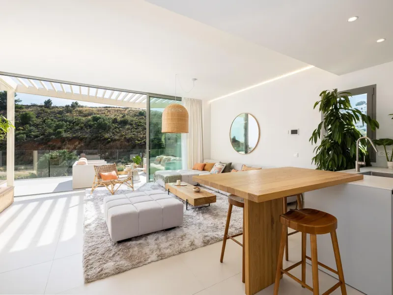 Exclusive New Build Residences in El Higuerón, Costa del Sol& & Modern Homes Surrounded by Nature& This innovative residential project of just 19 residences in El Higuerón, Costa del Sol, combines cutting-edge architecture with natural surroundin
