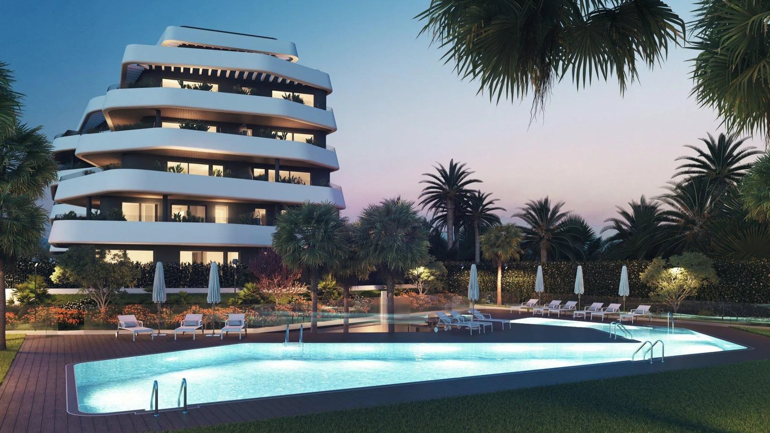 New Build Seafront Apartments in Los Álamos, Torremolinos& & Exclusive Seaside Living on the Costa del Sol& Discover this luxurious new development at Los Álamos beach, Torremolinos, located right in front of the beach and offering spectacular pa