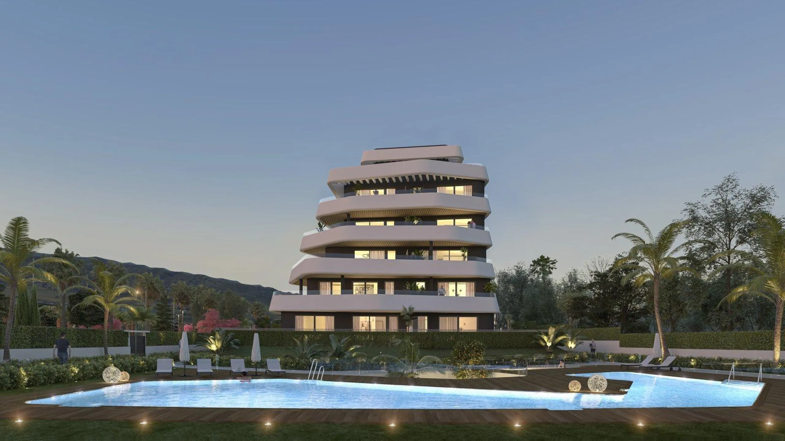 New Build Seafront Apartments in Los Álamos, Torremolinos& & Exclusive Seaside Living on the Costa del Sol& Discover this luxurious new development at Los Álamos beach, Torremolinos, located right in front of the beach and offering spectacular pa
