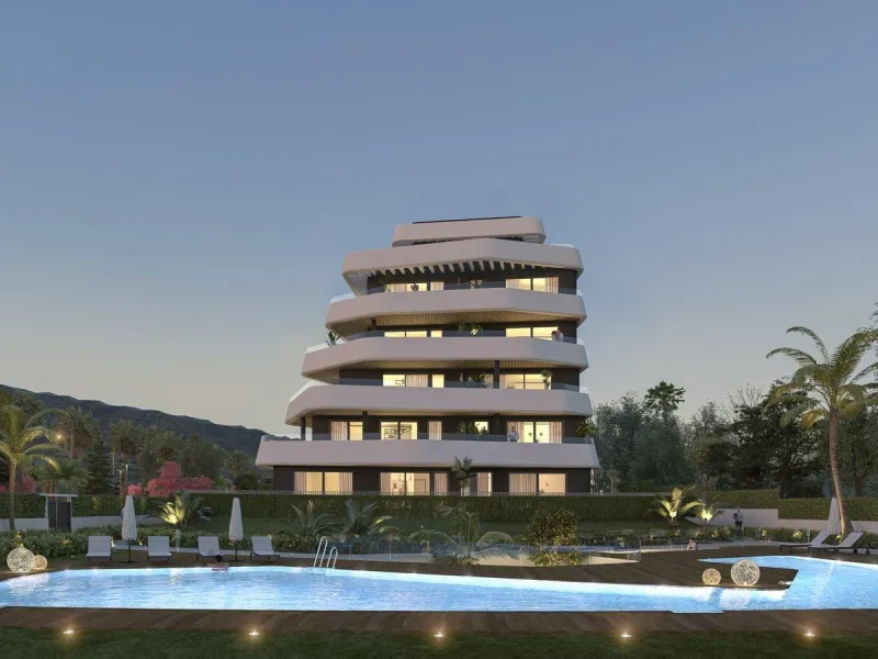New Build Seafront Apartments in Los Álamos, Torremolinos& & Exclusive Seaside Living on the Costa del Sol& Discover this luxurious new development at Los Álamos beach, Torremolinos, located right in front of the beach and offering spectacular pa