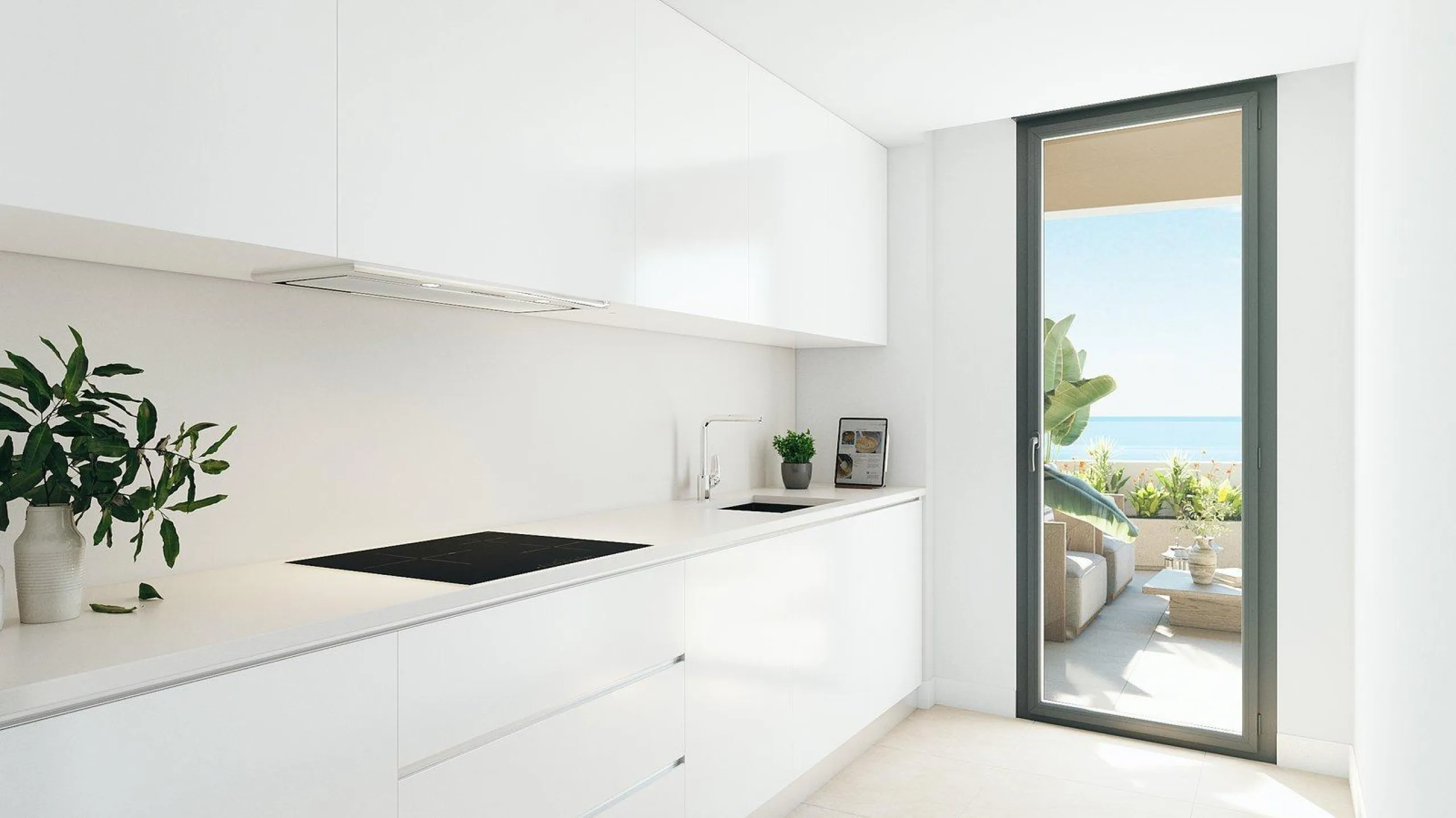 New Build Seafront Apartments in Los Álamos, Torremolinos& & Exclusive Seaside Living on the Costa del Sol& Discover this luxurious new development at Los Álamos beach, Torremolinos, located right in front of the beach and offering spectacular pa