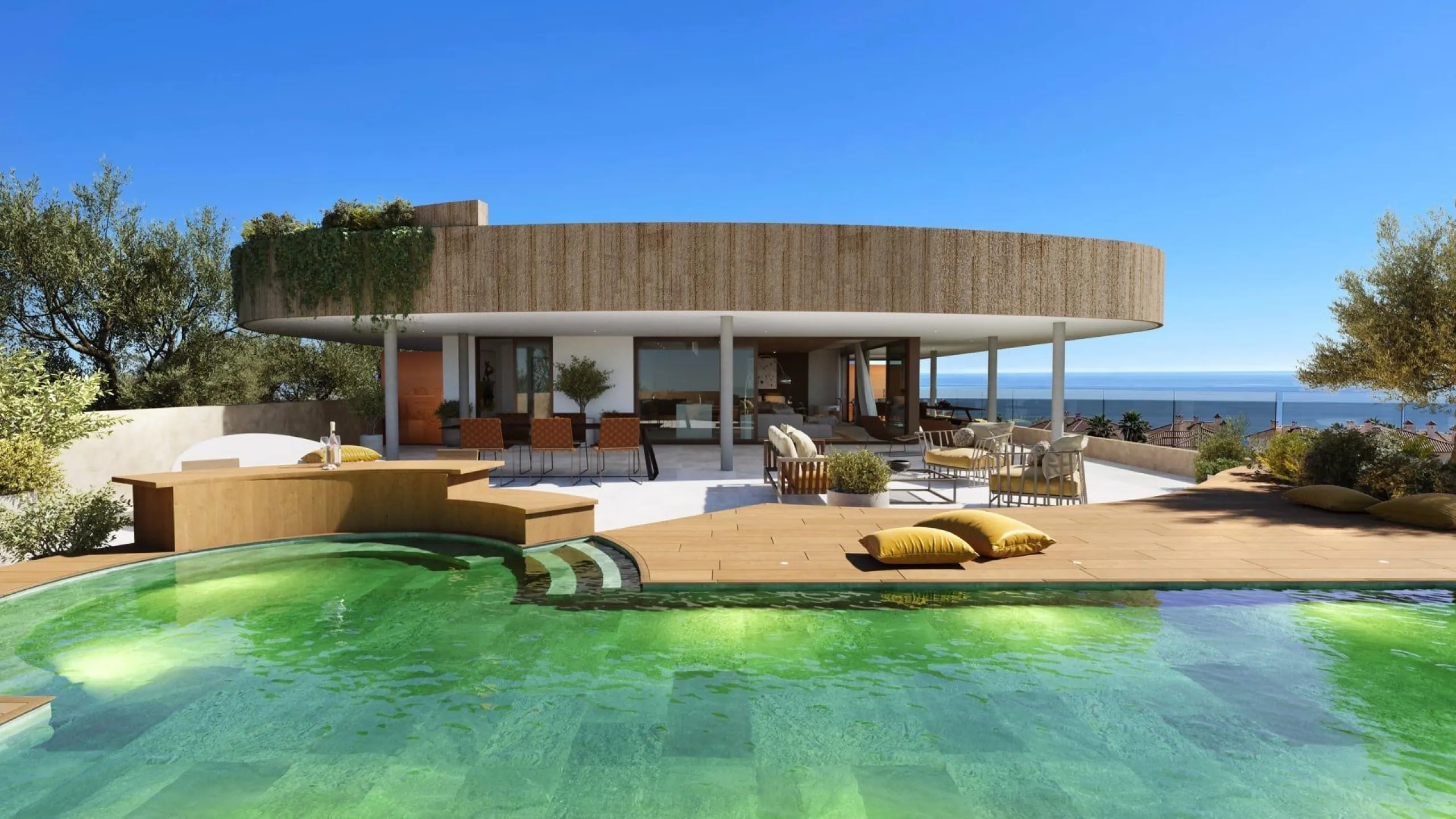 Exclusive Sustainable Residences in El Higuerón, Costa del Sol& & Modern Living with Mediterranean Views& Located in one of the most prestigious areas of the Costa del Sol, this new residential development in El Higuerón enjoys a privileged south