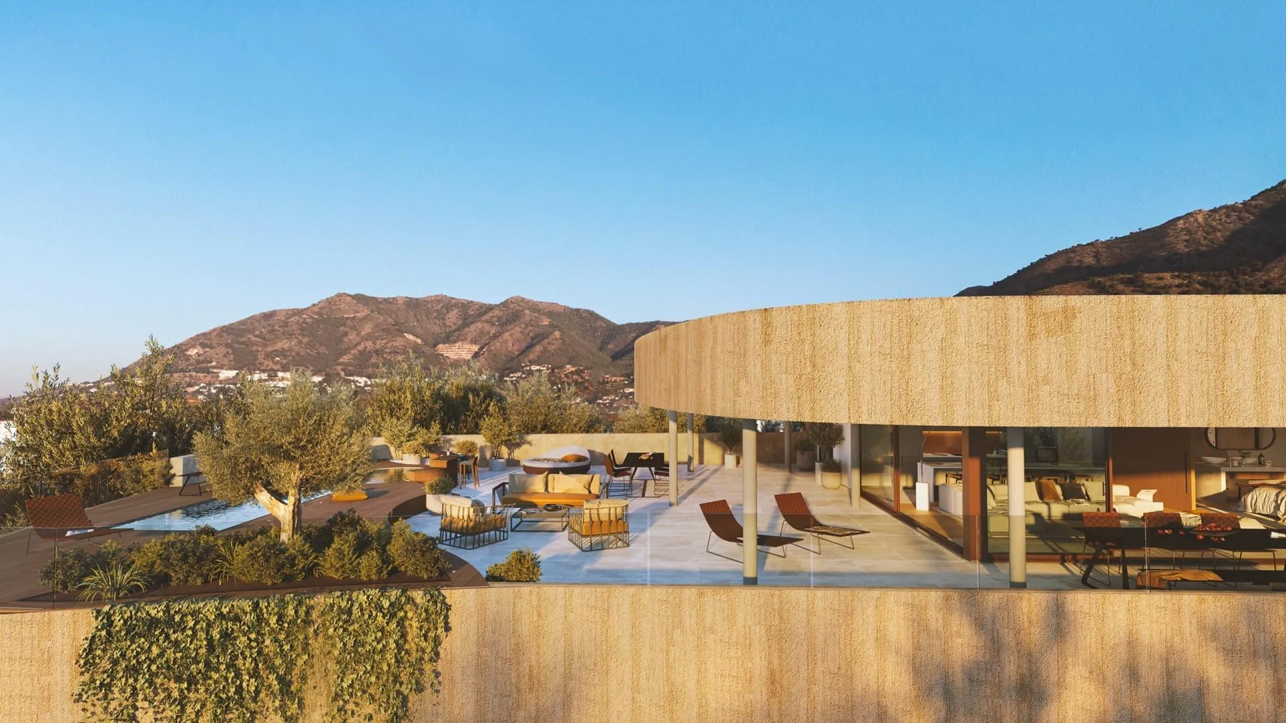 Exclusive Sustainable Residences in El Higuerón, Costa del Sol& & Modern Living with Mediterranean Views& Located in one of the most prestigious areas of the Costa del Sol, this new residential development in El Higuerón enjoys a privileged south