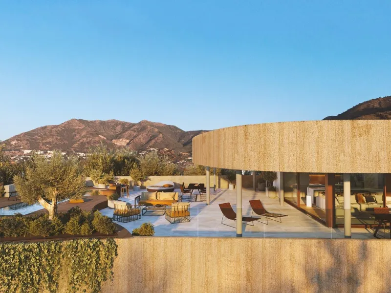 Exclusive Sustainable Residences in El Higuerón, Costa del Sol& & Modern Living with Mediterranean Views& Located in one of the most prestigious areas of the Costa del Sol, this new residential development in El Higuerón enjoys a privileged south