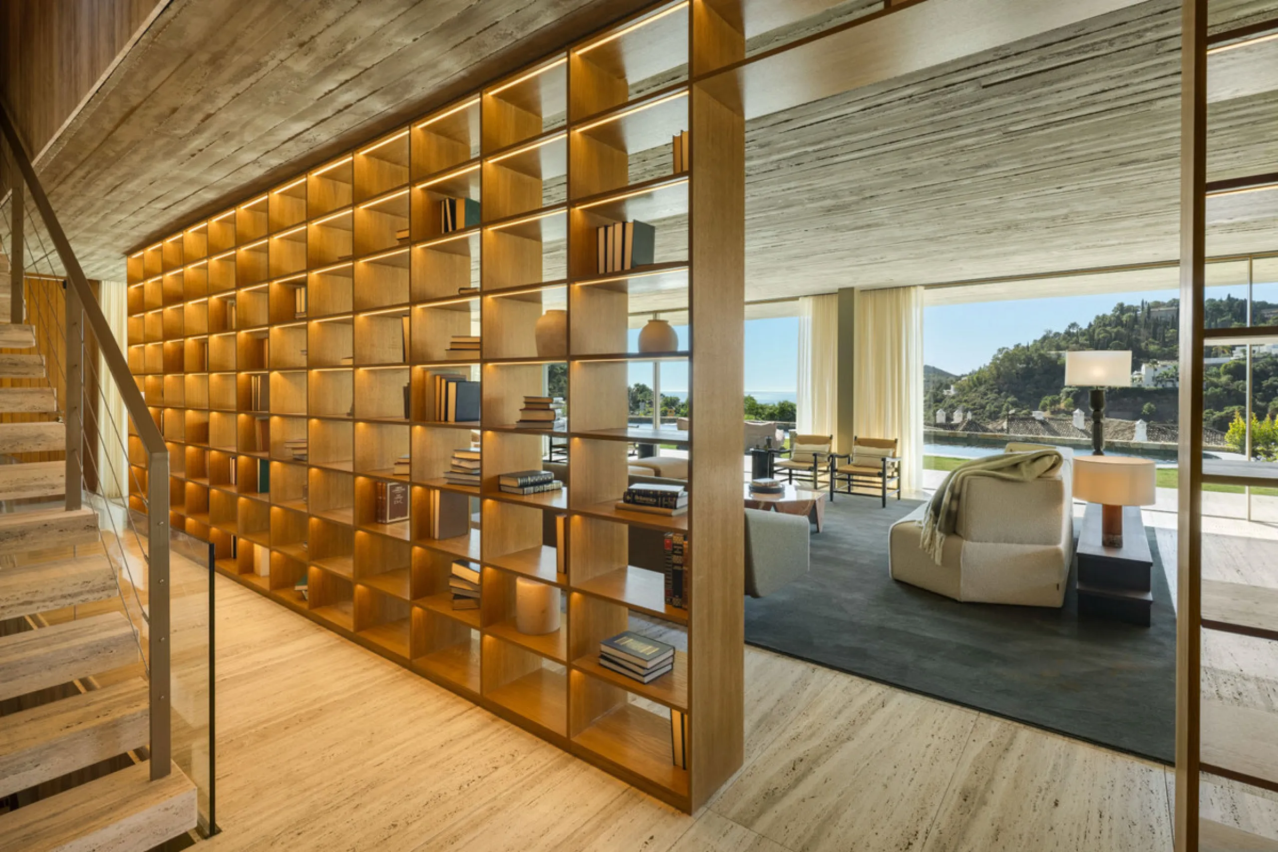 This Villa sets a new benchmark for refined living within the prestigious El Madroñal area in Benahavís.  Positioned in one of the most sought-after gated communities, the south-west facing villa offers sweeping panoramic views of the Mediterranean Sea an