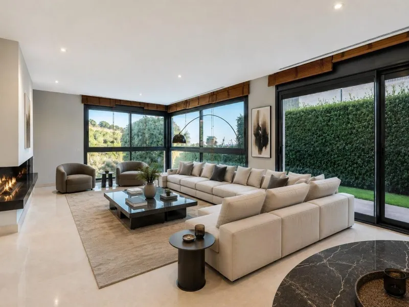 Villa contemporánea con piscina en Esplugues de Llobregat, Barcelona