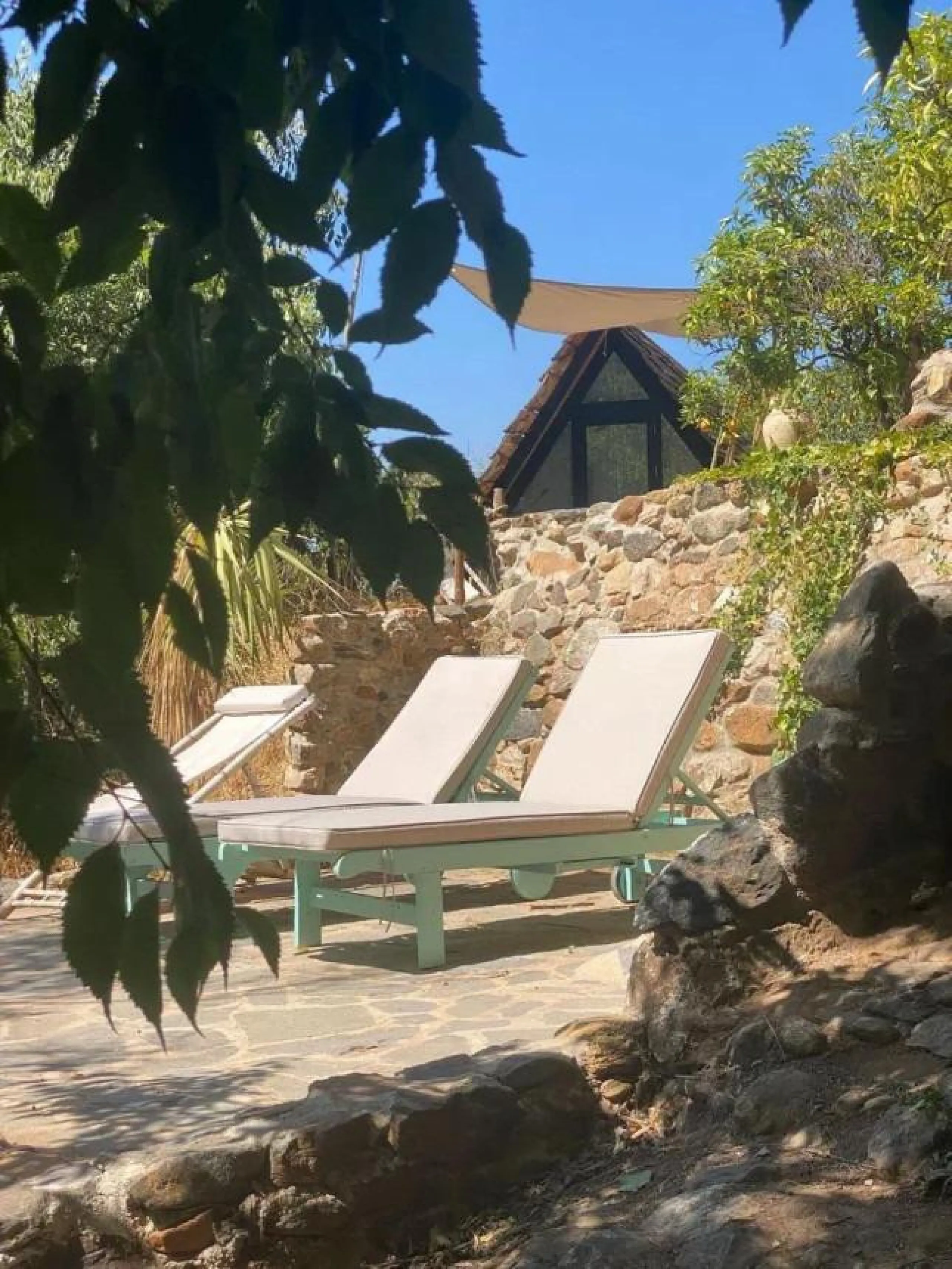 A biodynamic farm 20 minutes from Marbella, in a unique natural setting, with a river and mineral water spring at the foot of the farm, surrounded by trees. This self-sufficient farm boasts a wide variety of fruit trees and an organic garden.