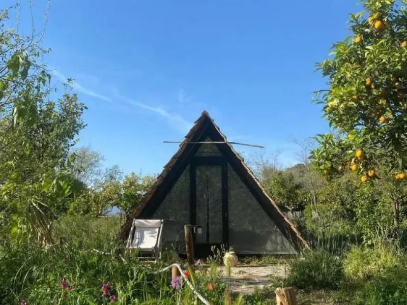 A biodynamic farm 20 minutes from Marbella, in a unique natural setting, with a river and mineral water spring at the foot of the farm, surrounded by trees. This self-sufficient farm boasts a wide variety of fruit trees and an organic garden.