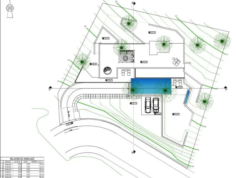 Land for sale in LOS ALTOS DE LOS MONTEROS urbanization, MARBELLA (MÁLAGA) with unobstructed views of the sea along with an attractive 4-storey single-family housing project, the building permit has been issued. The construction project is included in the