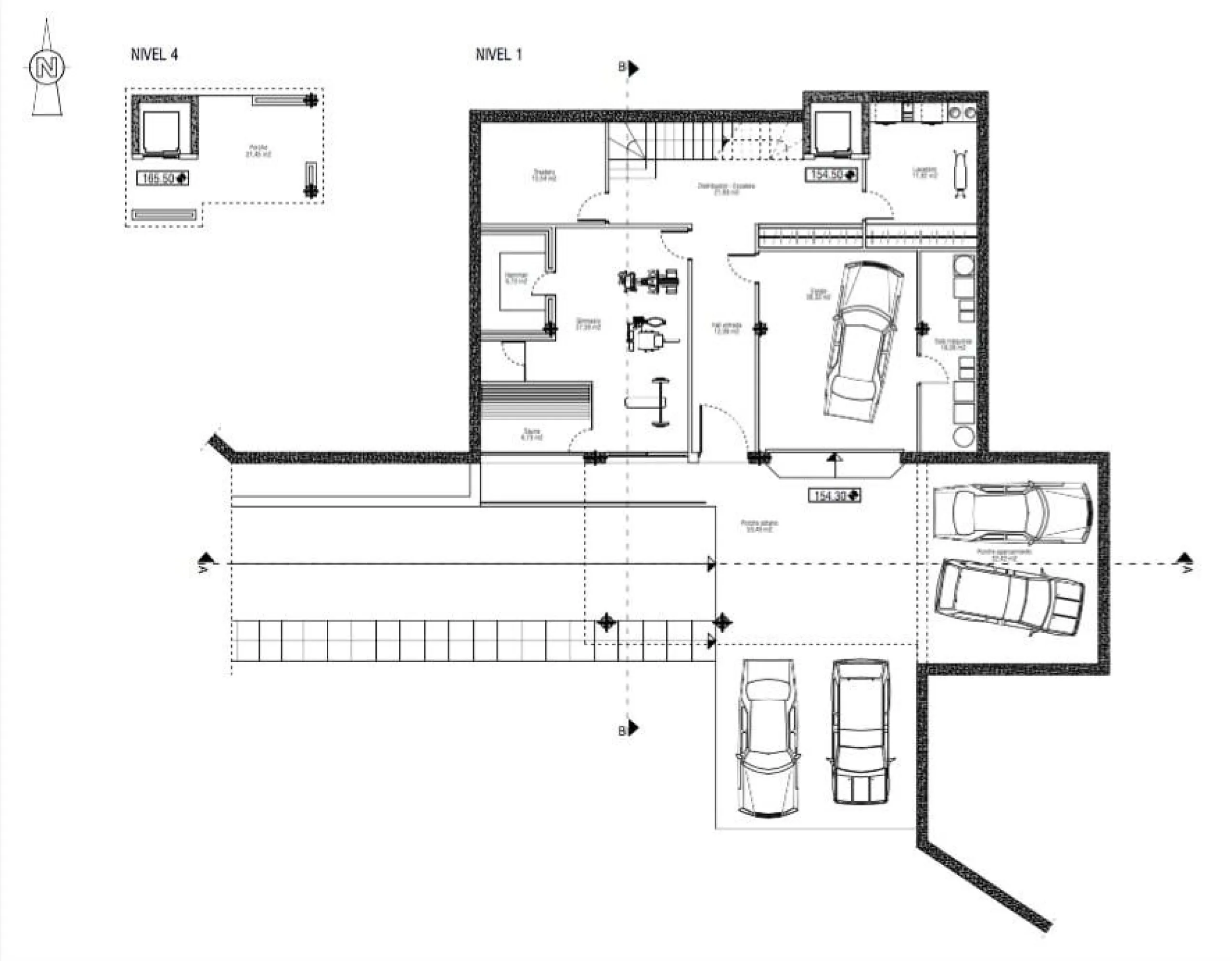 Land for sale in LOS ALTOS DE LOS MONTEROS urbanization, MARBELLA (MÁLAGA) with unobstructed views of the sea along with an attractive 4-storey single-family housing project, the building permit has been issued. The construction project is included in the