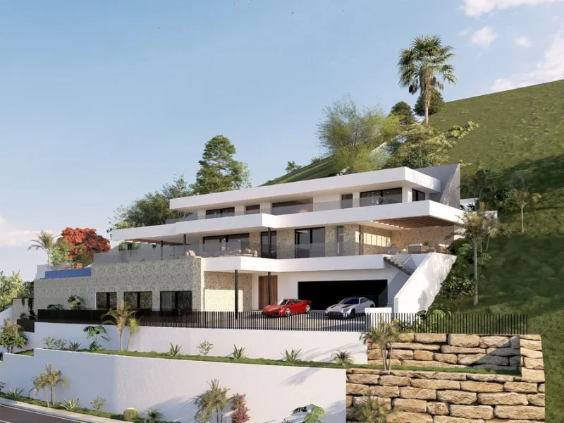 Prime south-facing plot with panoramic sea views with PLANNING PERMISSION AND PROJECT IN PLACE | Real de La Quinta, Benahavís.