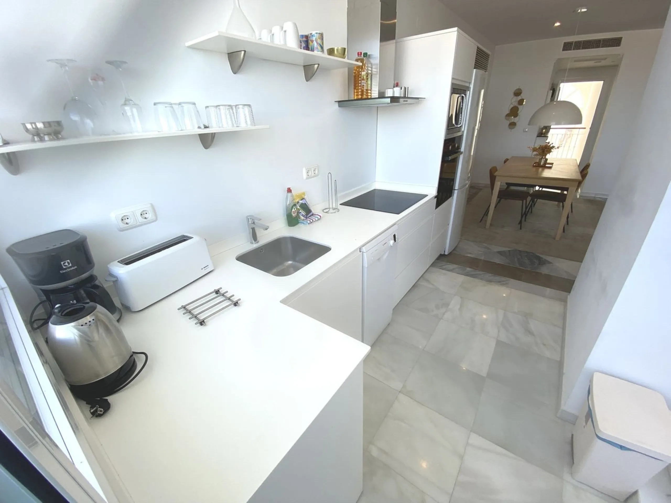 A superb west facing renovated duplex penthouse for sale in the popular El Dorado urbanisation in Nueva Andalucia, close to Puerto Banus