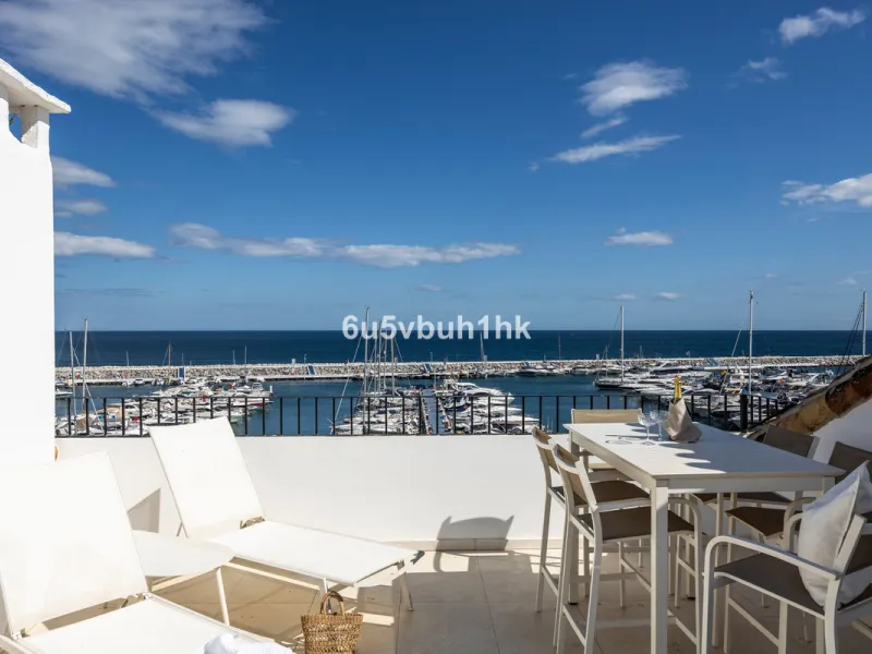Discover this beautifully renovated duplex penthouse perfectly positioned in the vibrant heart of Puerto Banús, boasting spectacular views directly over the iconic marina.
