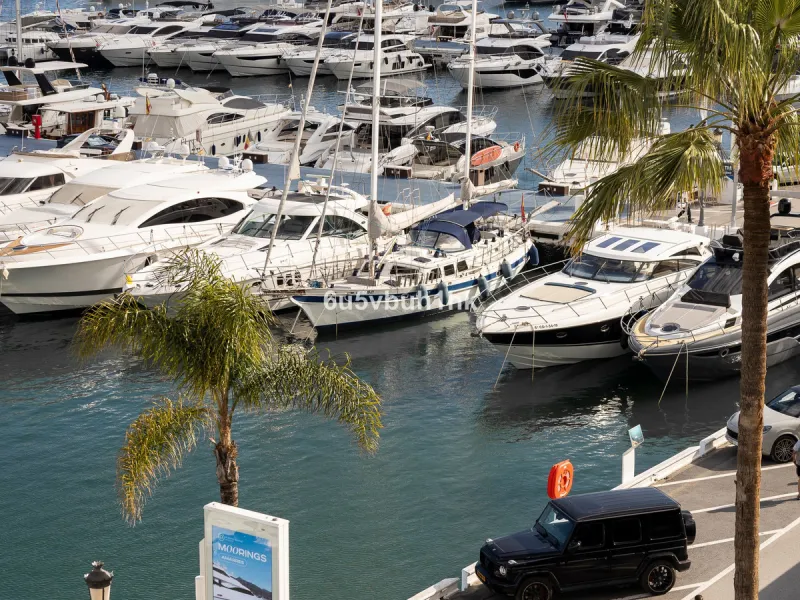 Discover this beautifully renovated duplex penthouse perfectly positioned in the vibrant heart of Puerto Banús, boasting spectacular views directly over the iconic marina.