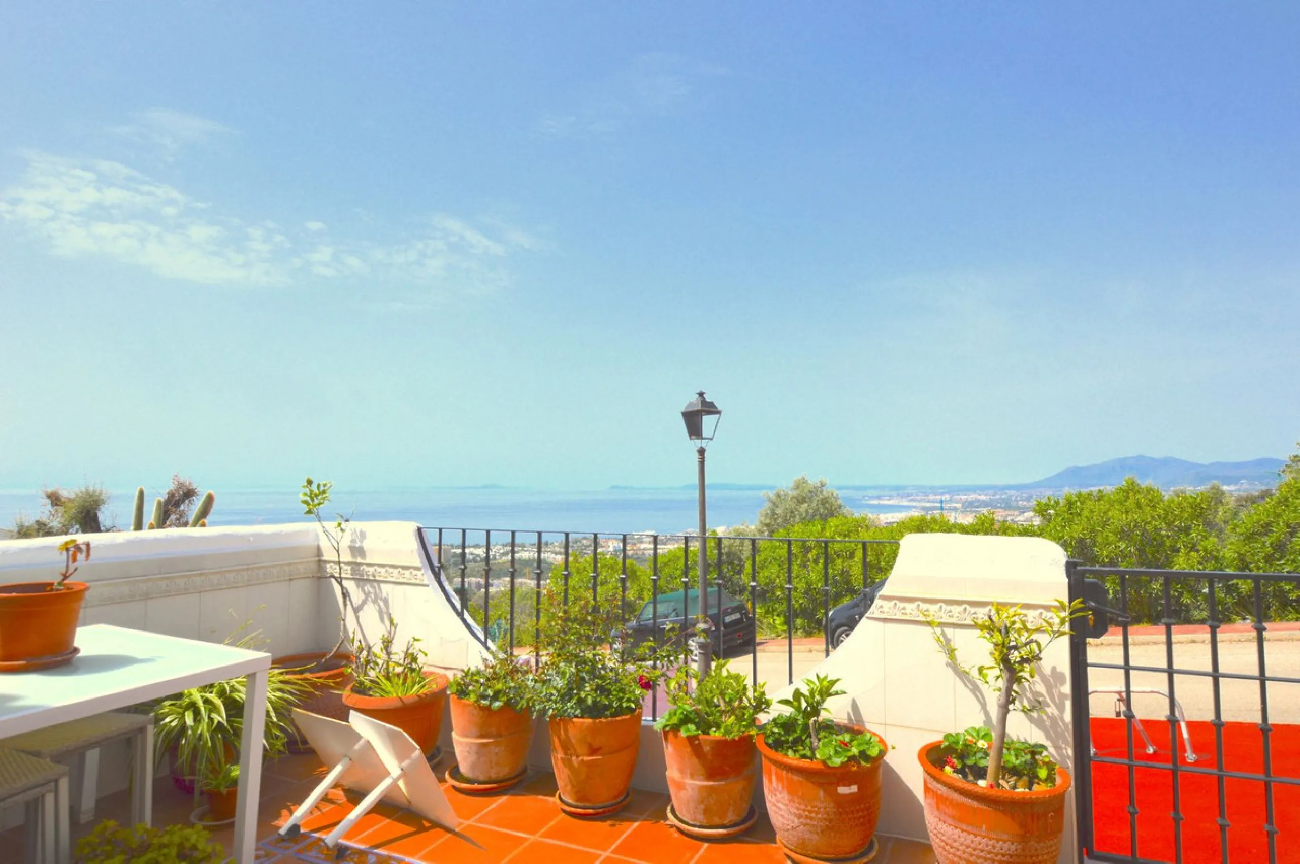 Mediterranean-Style Townhouse with Breathtaking Sea Views in Altos de Los Monteros