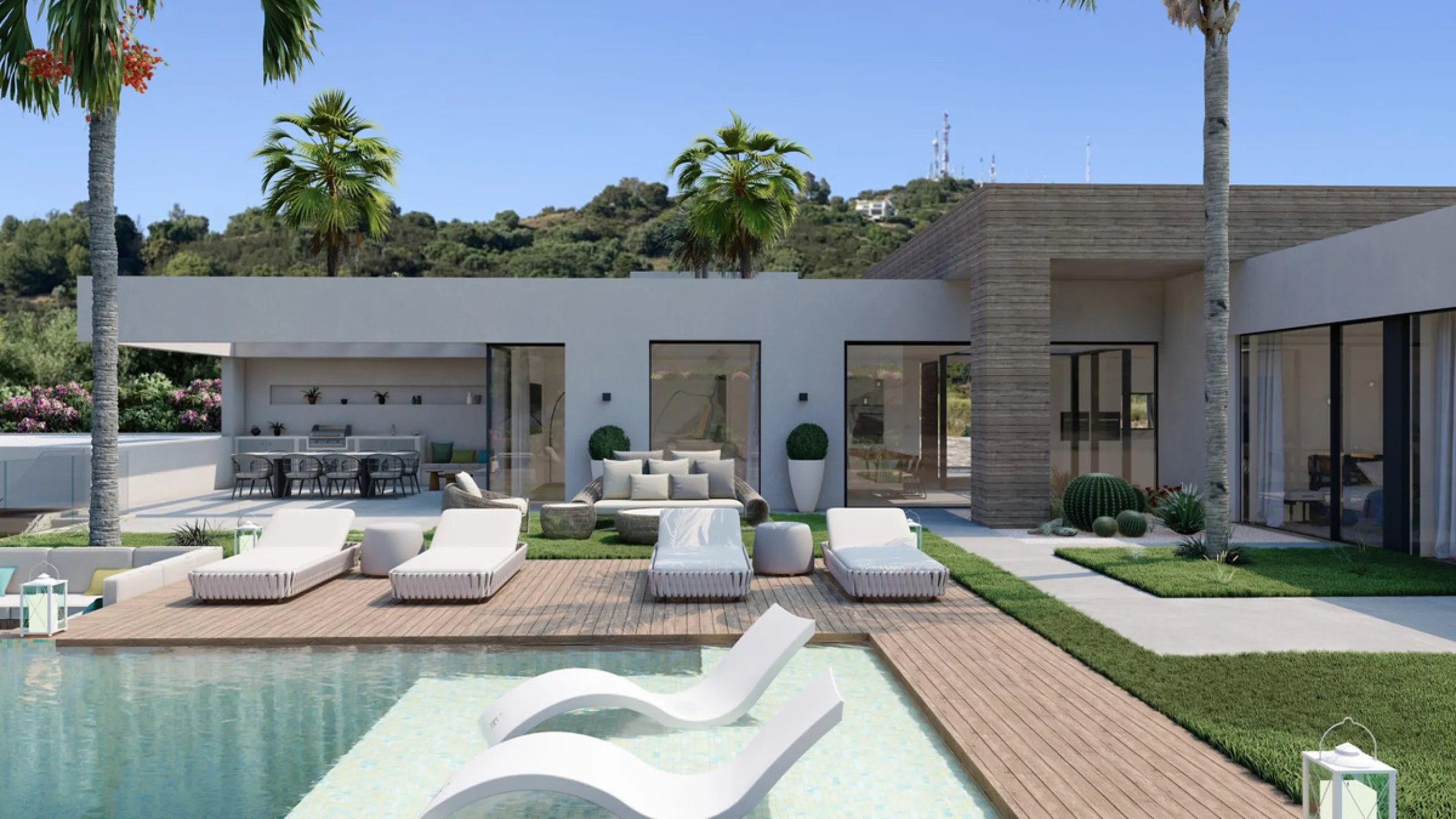House - Detached Villa в продаже в Marbella, Málaga. В доме 4 спален и 5 ванных комнат. Площадь дома 596 м². Площадь участка 1600 м²