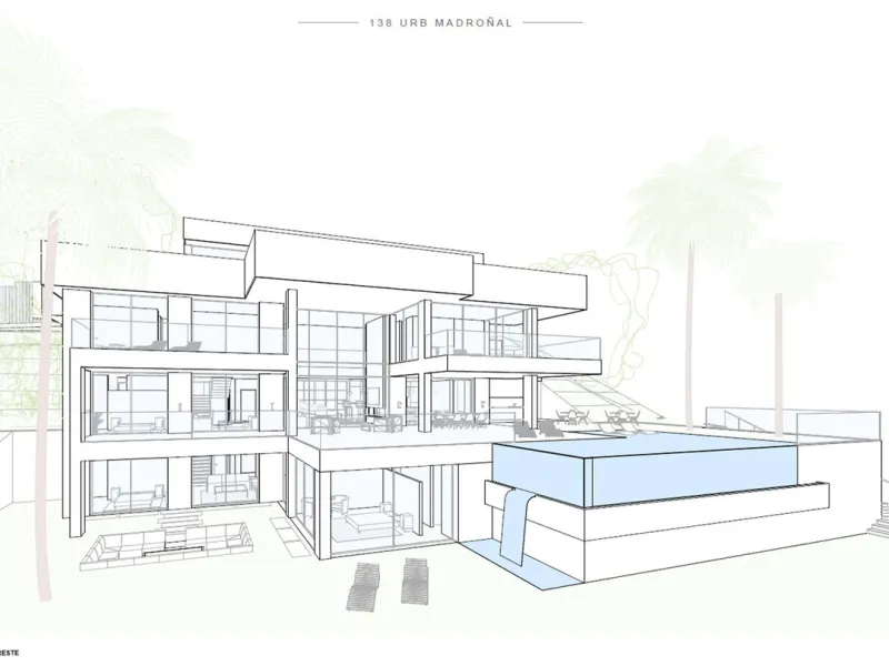 PLOT FOR SALE WITH PROJECT AND LICENSE IN PRESTIGIOUS EL MADROÑAL – GATE 1