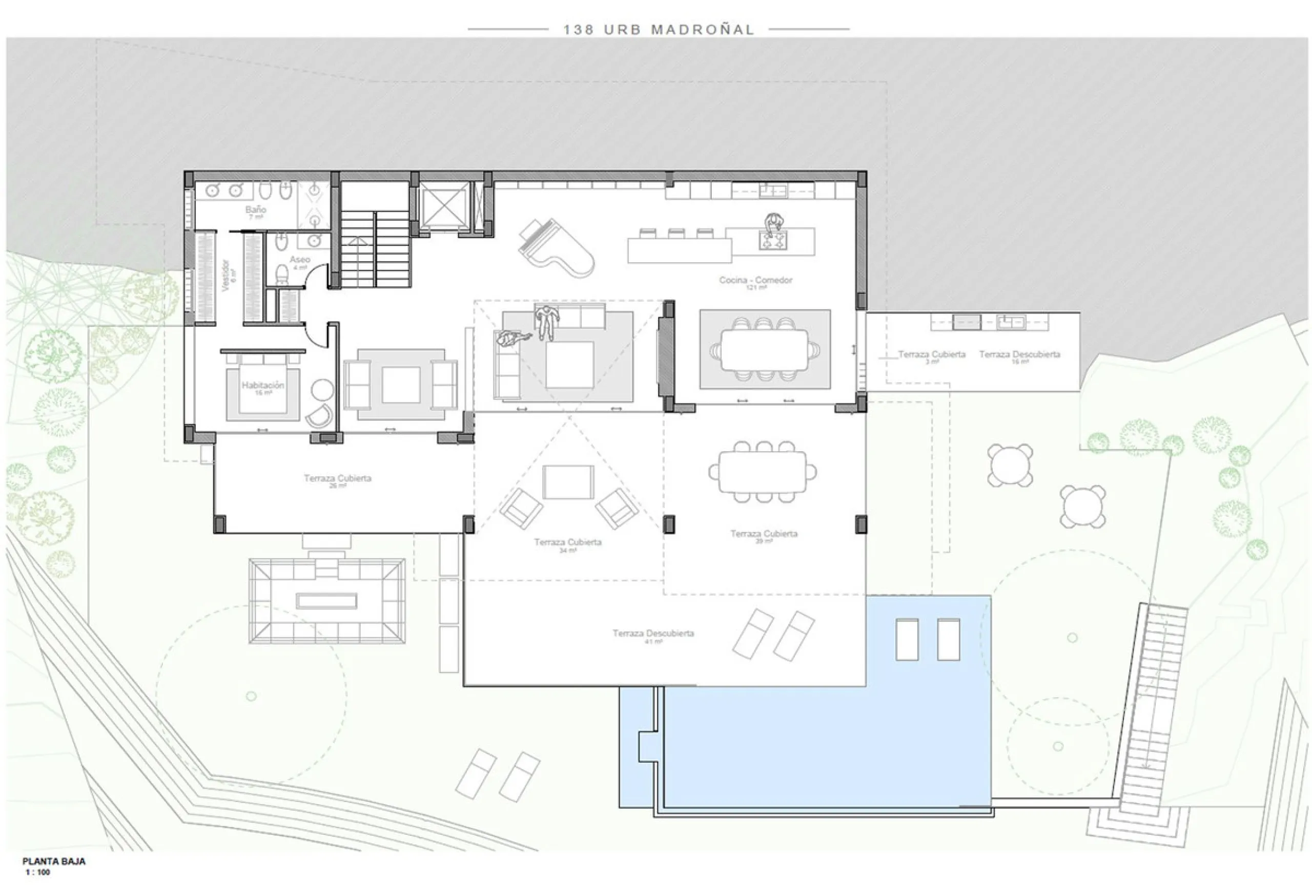 PLOT FOR SALE WITH PROJECT AND LICENSE IN PRESTIGIOUS EL MADROÑAL – GATE 1