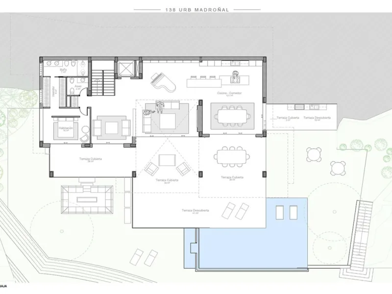PLOT FOR SALE WITH PROJECT AND LICENSE IN PRESTIGIOUS EL MADROÑAL – GATE 1