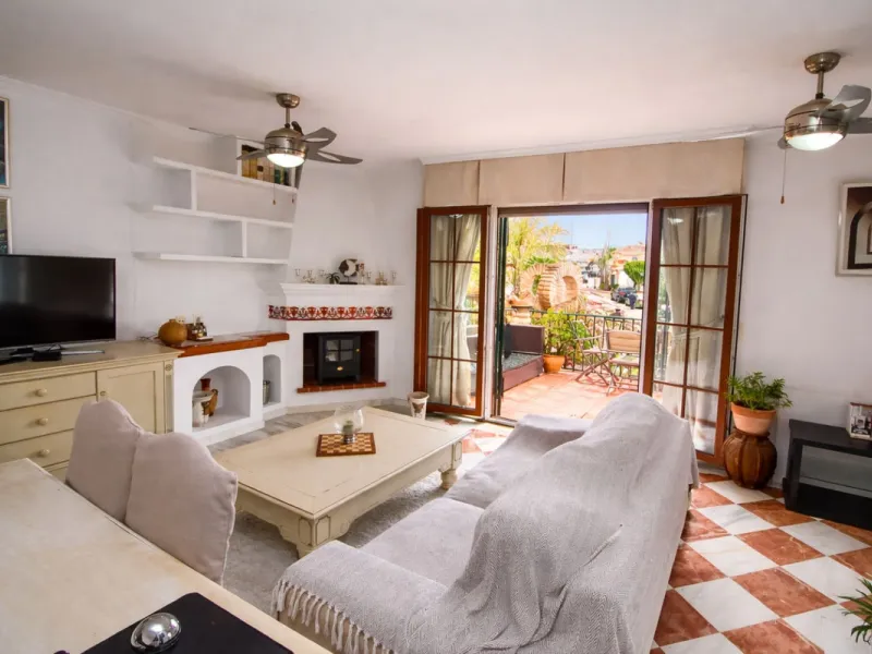 Charming 2 Bedroom 2 Bathroom Townhouse with Sea & Golf Views in Puebla Aida, Mijas Golf