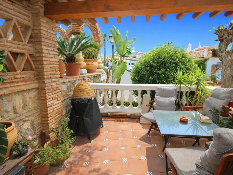 Charming 2 Bedroom 2 Bathroom Townhouse with Sea & Golf Views in Puebla Aida, Mijas Golf