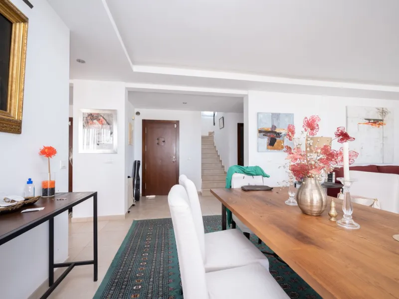 Nestled in the charming Andalusian-style urbanization of Pueblo Los Monteros in Altos de Marbella, this extraordinary apartment blends traditional elegance with modern sophistication. Originally two separate side-by-side duplex properties, this residence 