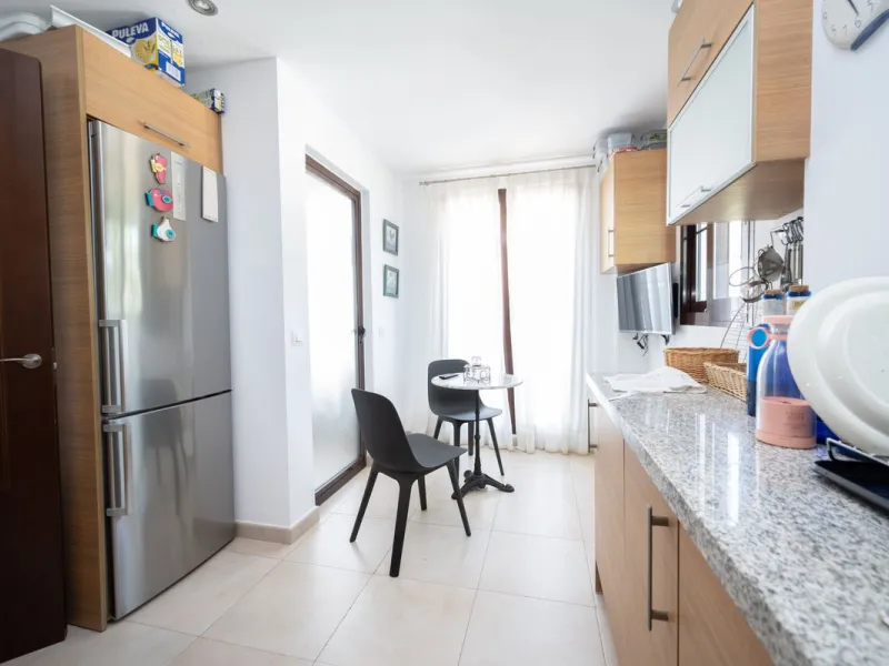 Nestled in the charming Andalusian-style urbanization of Pueblo Los Monteros in Altos de Marbella, this extraordinary apartment blends traditional elegance with modern sophistication. Originally two separate side-by-side duplex properties, this residence 