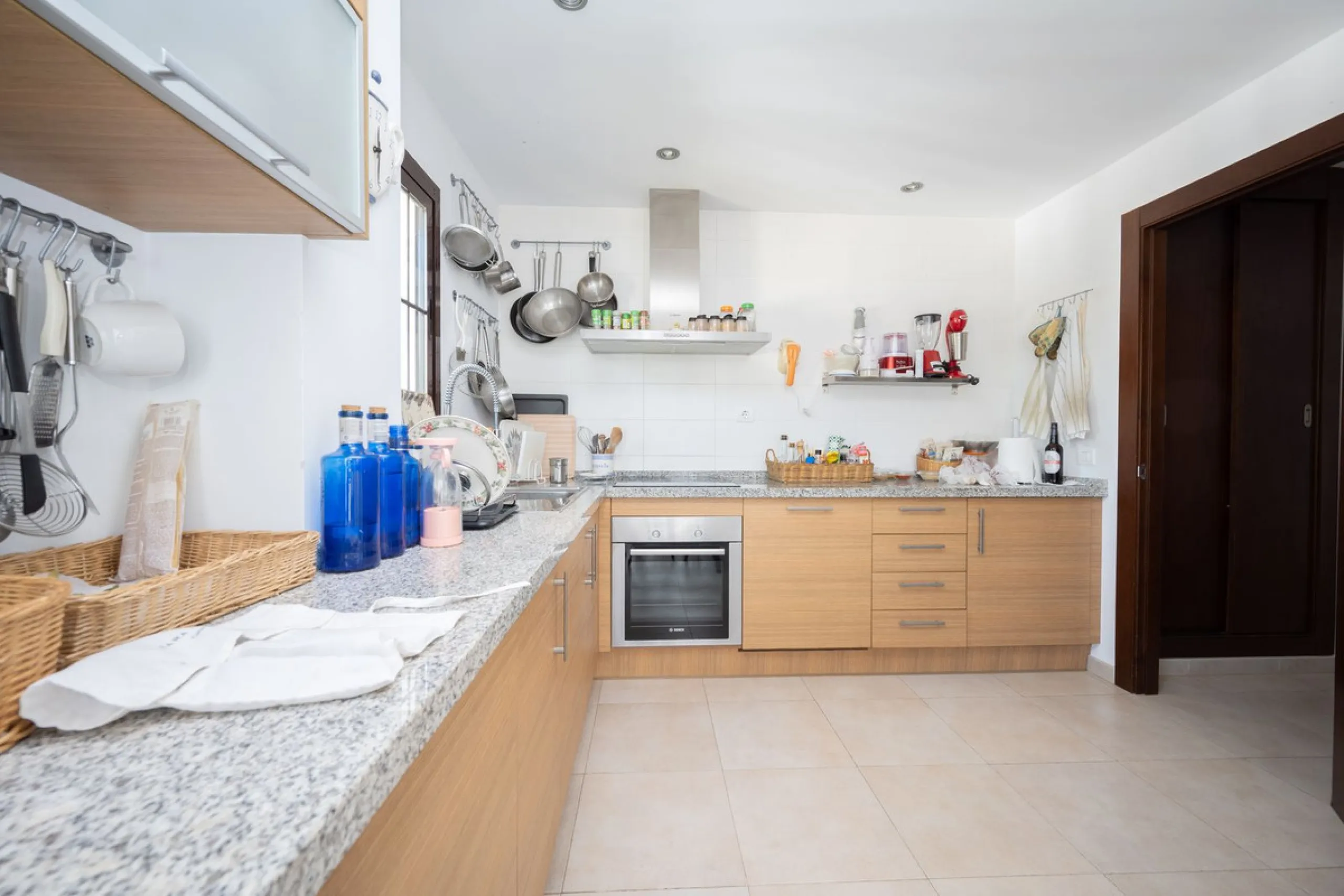Nestled in the charming Andalusian-style urbanization of Pueblo Los Monteros in Altos de Marbella, this extraordinary apartment blends traditional elegance with modern sophistication. Originally two separate side-by-side duplex properties, this residence 