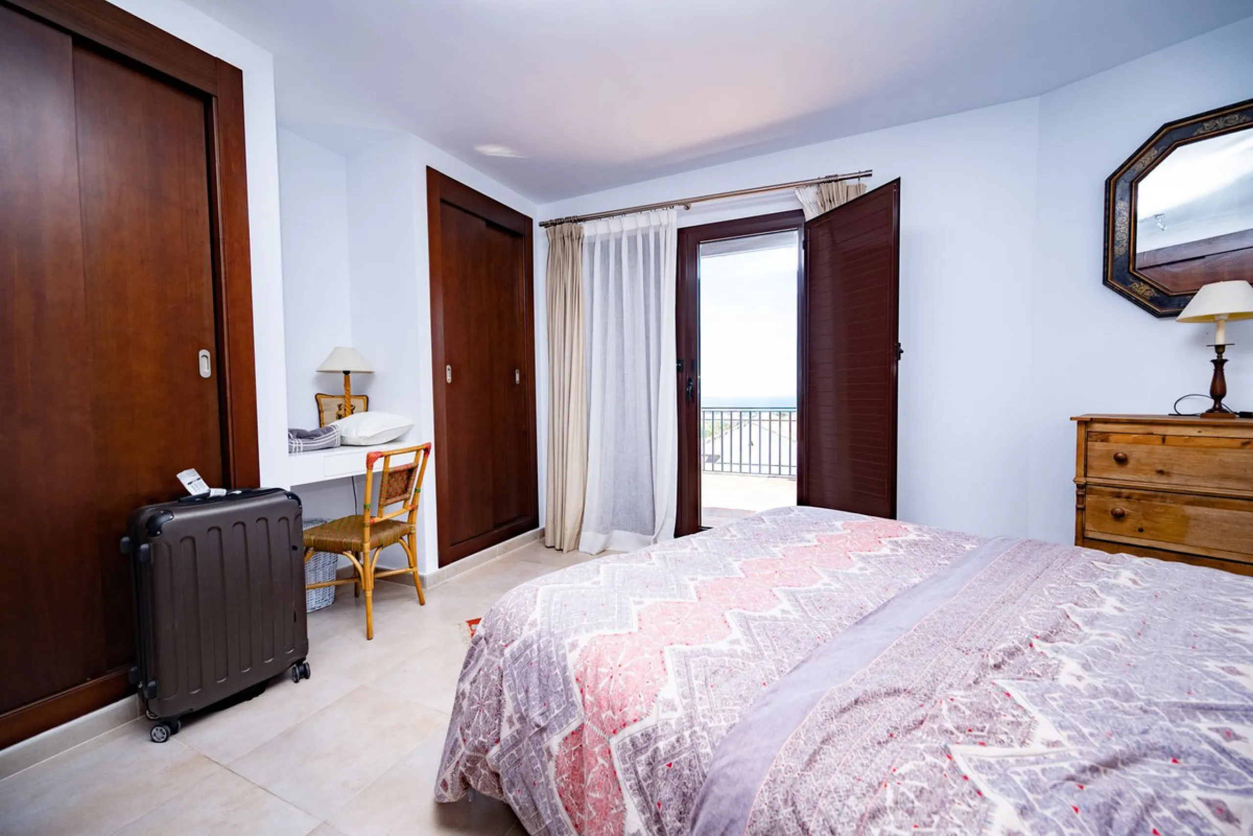 Nestled in the charming Andalusian-style urbanization of Pueblo Los Monteros in Altos de Marbella, this extraordinary apartment blends traditional elegance with modern sophistication. Originally two separate side-by-side duplex properties, this residence 