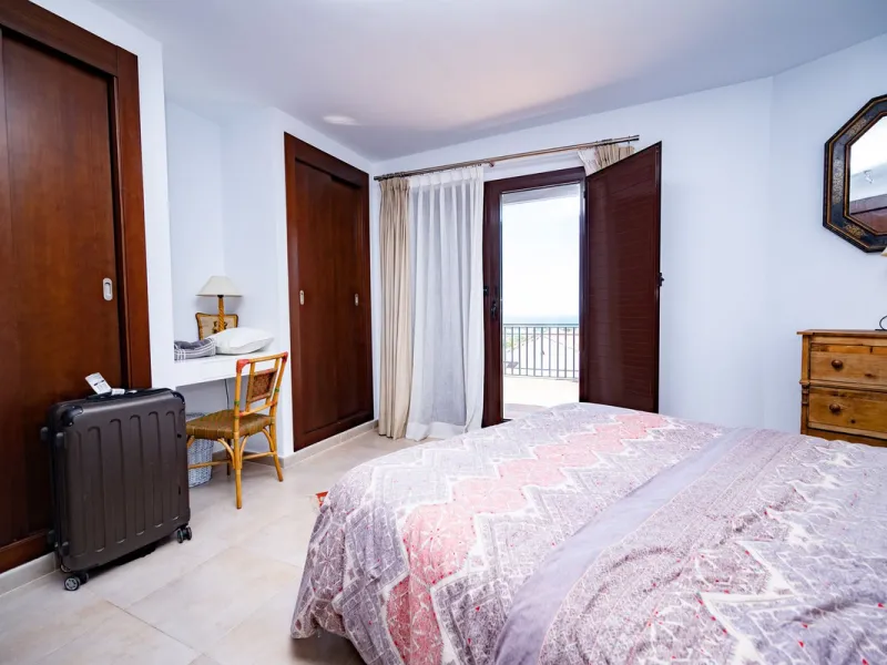 Nestled in the charming Andalusian-style urbanization of Pueblo Los Monteros in Altos de Marbella, this extraordinary apartment blends traditional elegance with modern sophistication. Originally two separate side-by-side duplex properties, this residence 