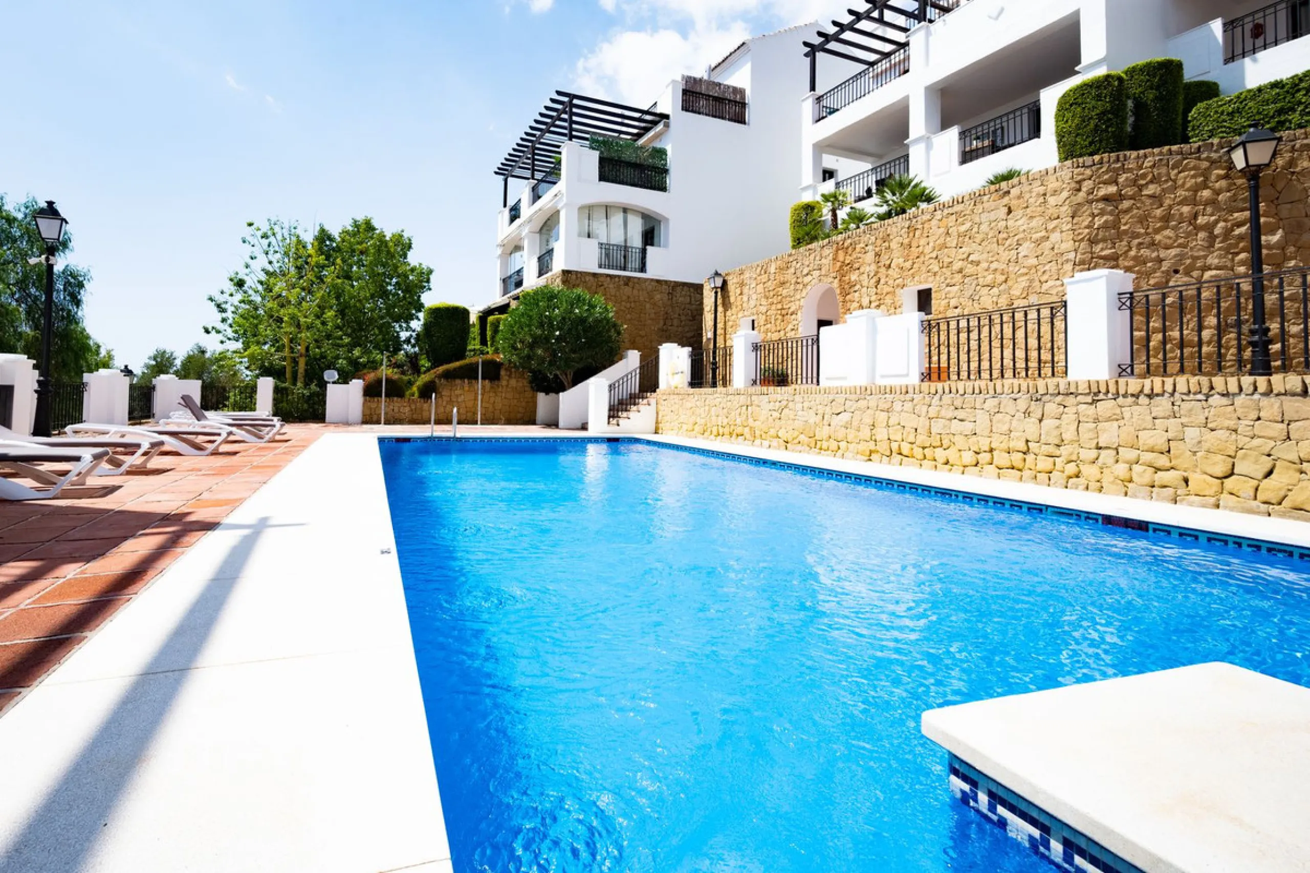 Nestled in the charming Andalusian-style urbanization of Pueblo Los Monteros in Altos de Marbella, this extraordinary apartment blends traditional elegance with modern sophistication. Originally two separate side-by-side duplex properties, this residence 