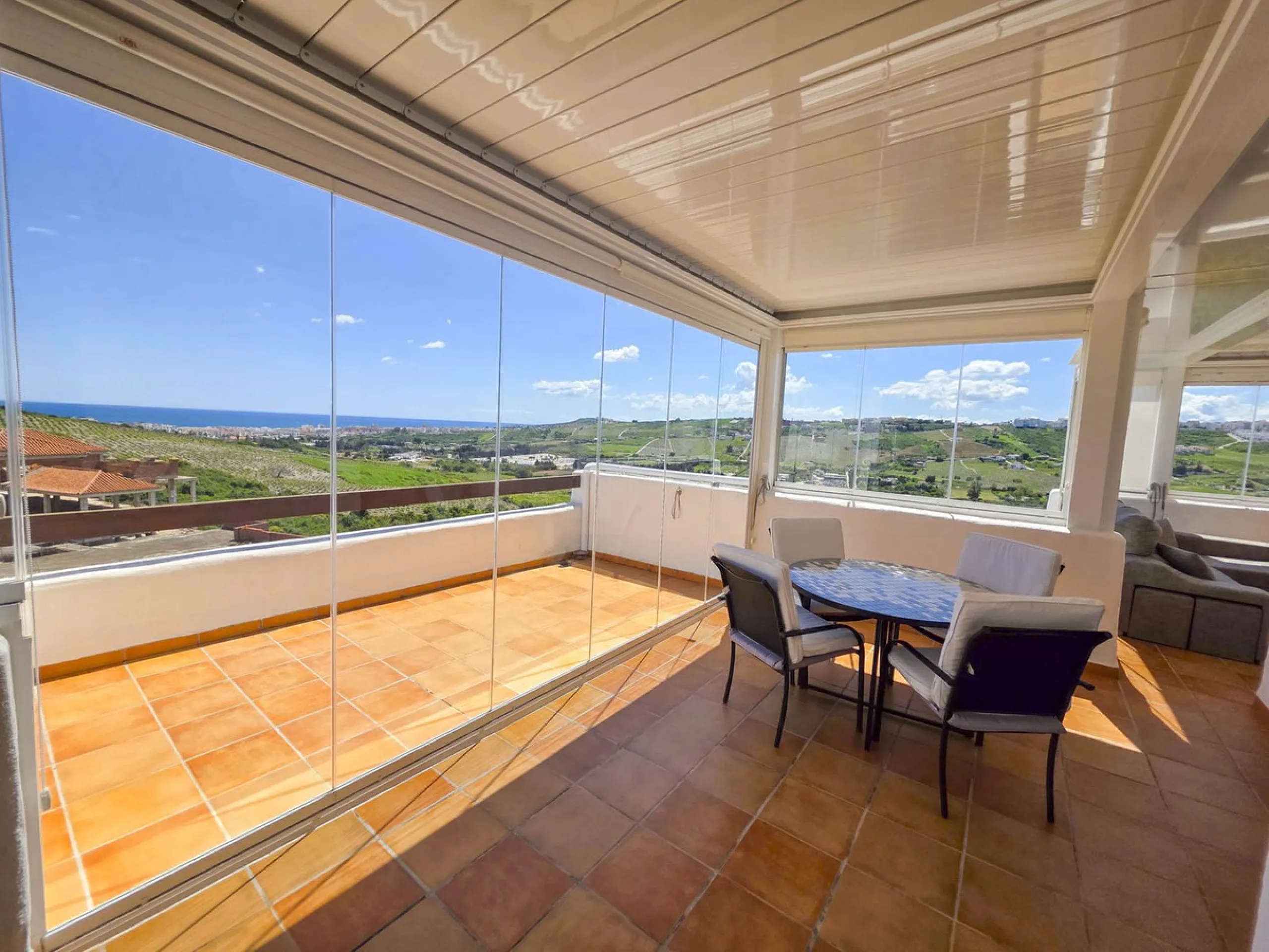 Stunning Corner Penthouse with Panoramic Sea Views in Casares Playa