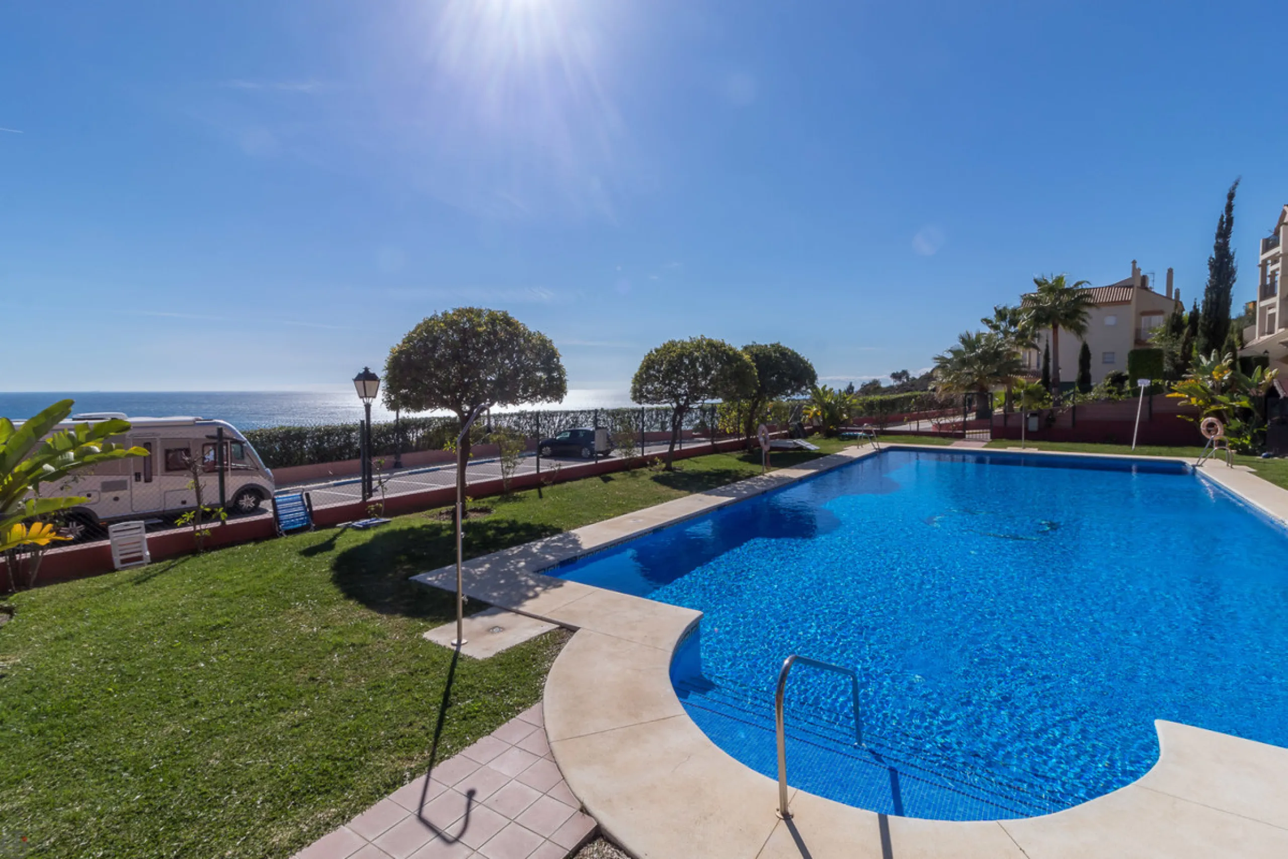 Spacious apartment with breathtaking panoramic sea views.