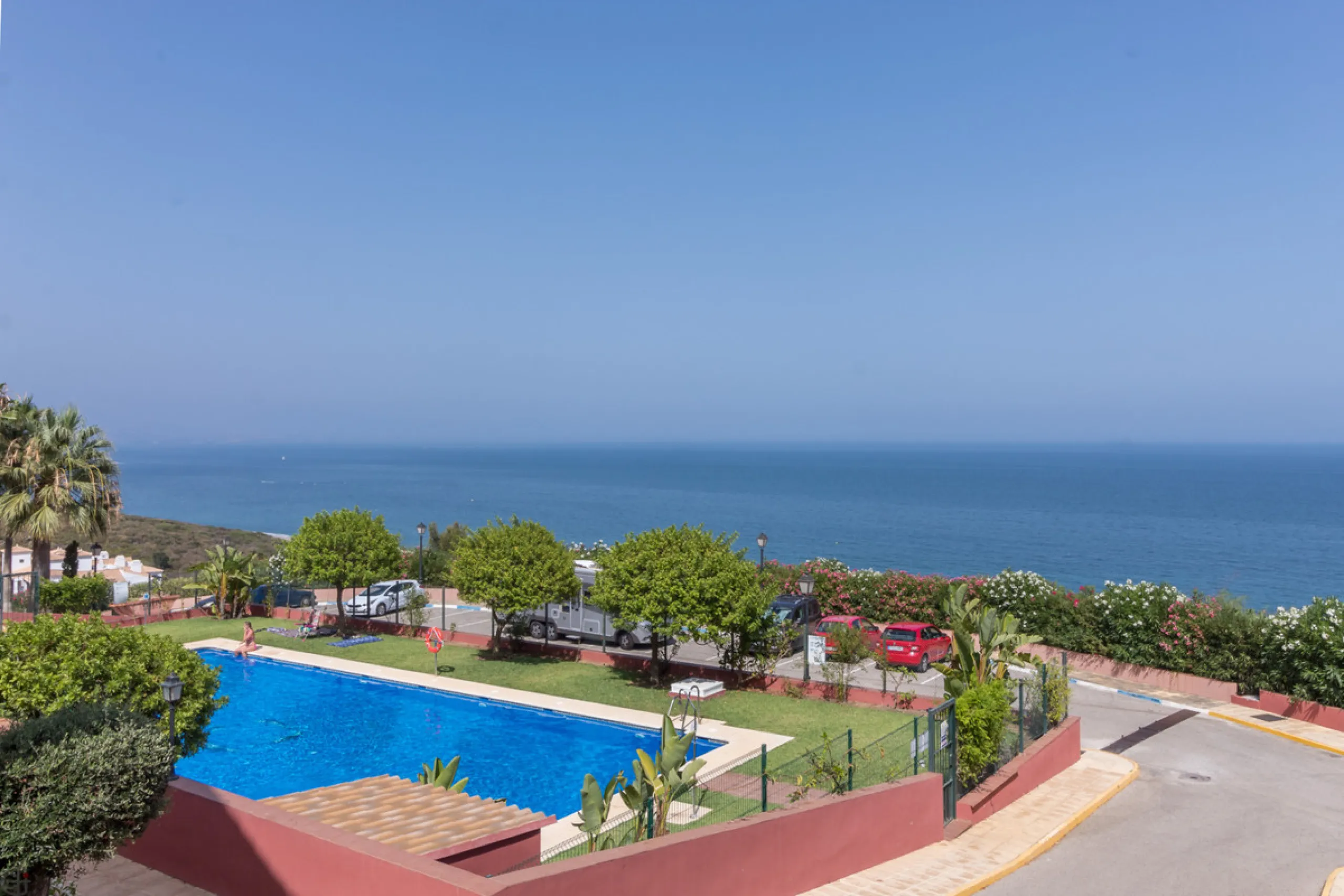 Spacious apartment with breathtaking panoramic sea views.