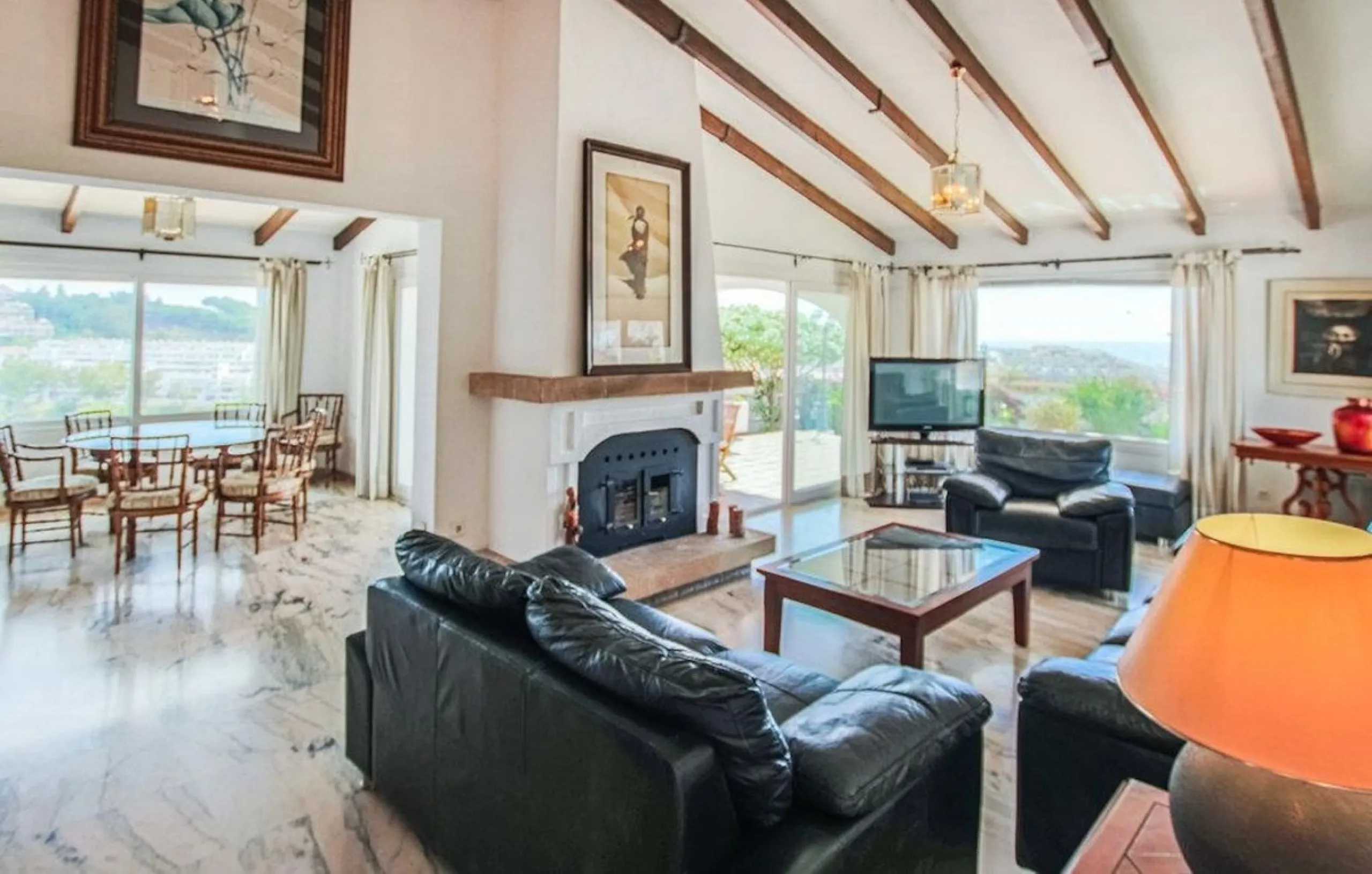 Elegant Single-Level Villa with Panoramic Sea Views in Torremuelle