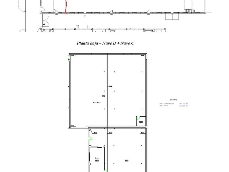 Current business use on Plots 71 and 73 granted by the Málaga City Council.