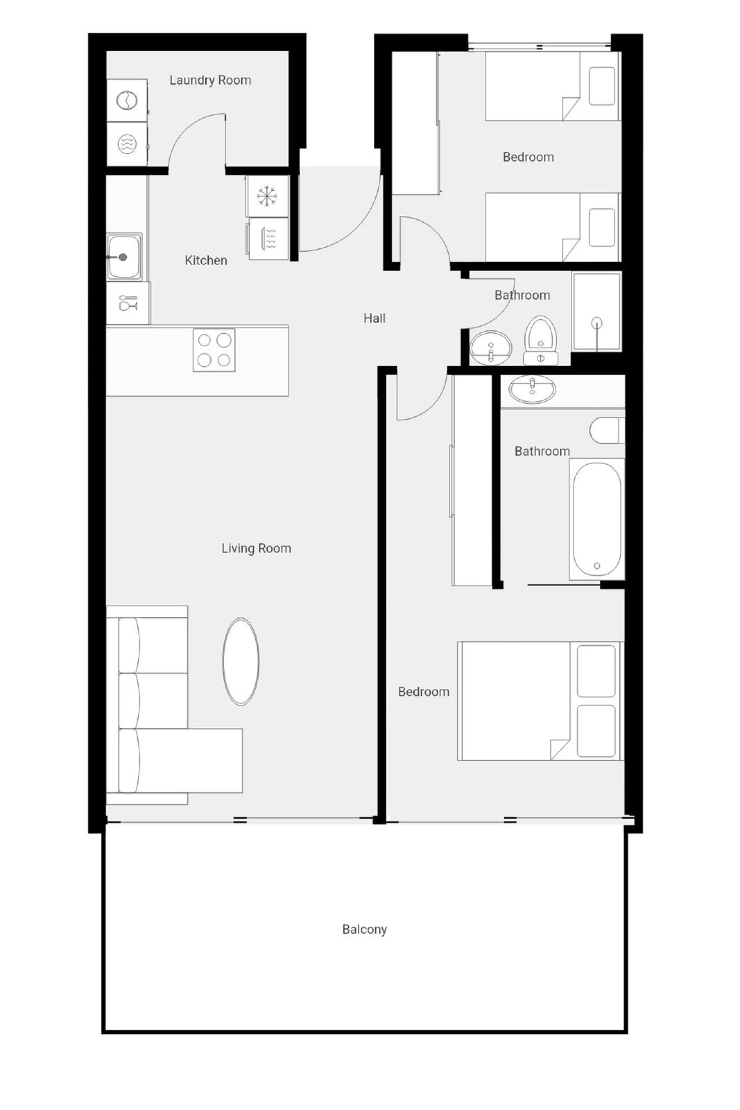 Apartment - Penthouse в продаже в Fuengirola, Málaga. В доме 2 спален и 2 ванных комнат. Площадь дома 82 м²